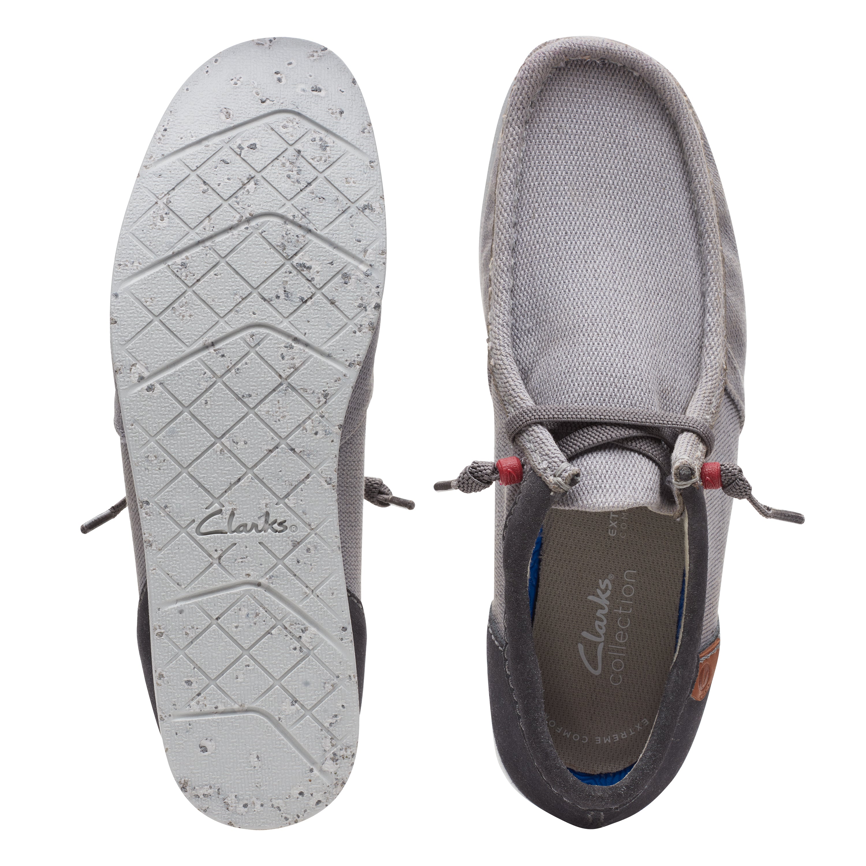  Clarks Men's Sharcelite Moccasin - Grey Combi、mySite、preschool7hills