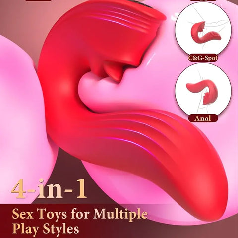 Remote Tongue Vibrator for Women