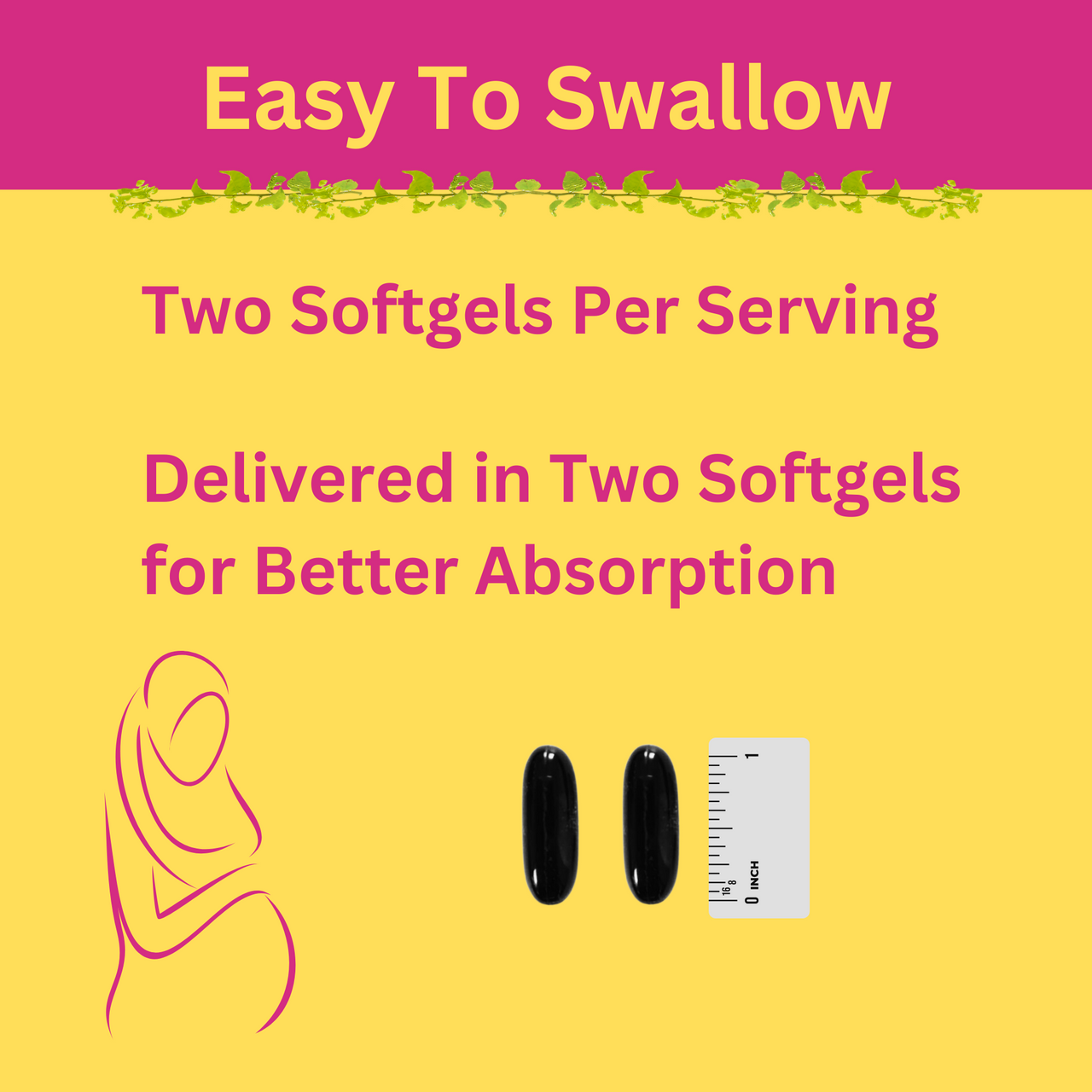 Greenfield Nutritions - Halal Prenatal with DHA, Folic Acid, Multi-vitamins with Minerals, 300mg DHA, - 90 Liquid Soft gel、mySite、topwebapps