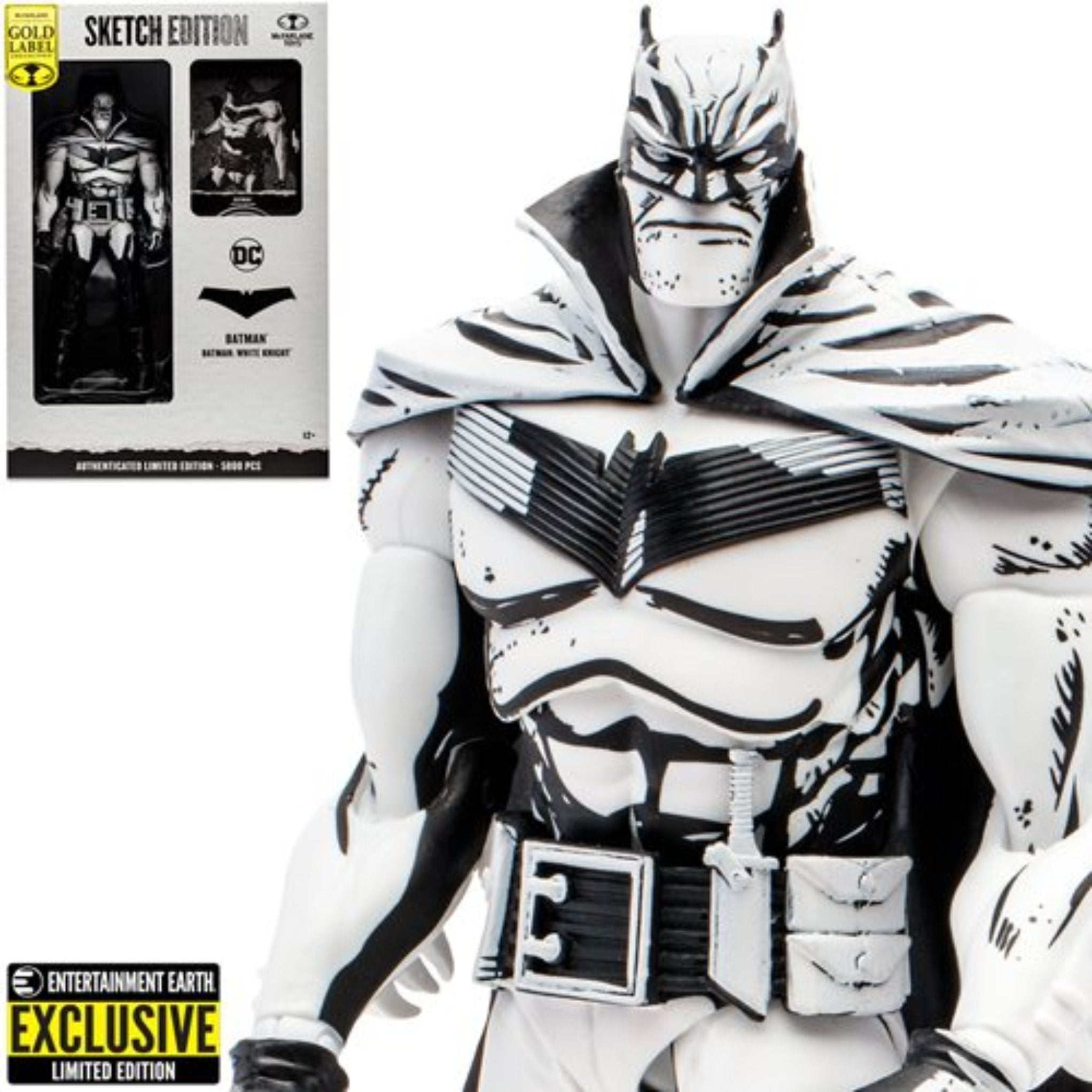 DC Multiverse Exclusive Gold Label Batman White Knight (Sketch Edition)、mySite、hgirdovlk