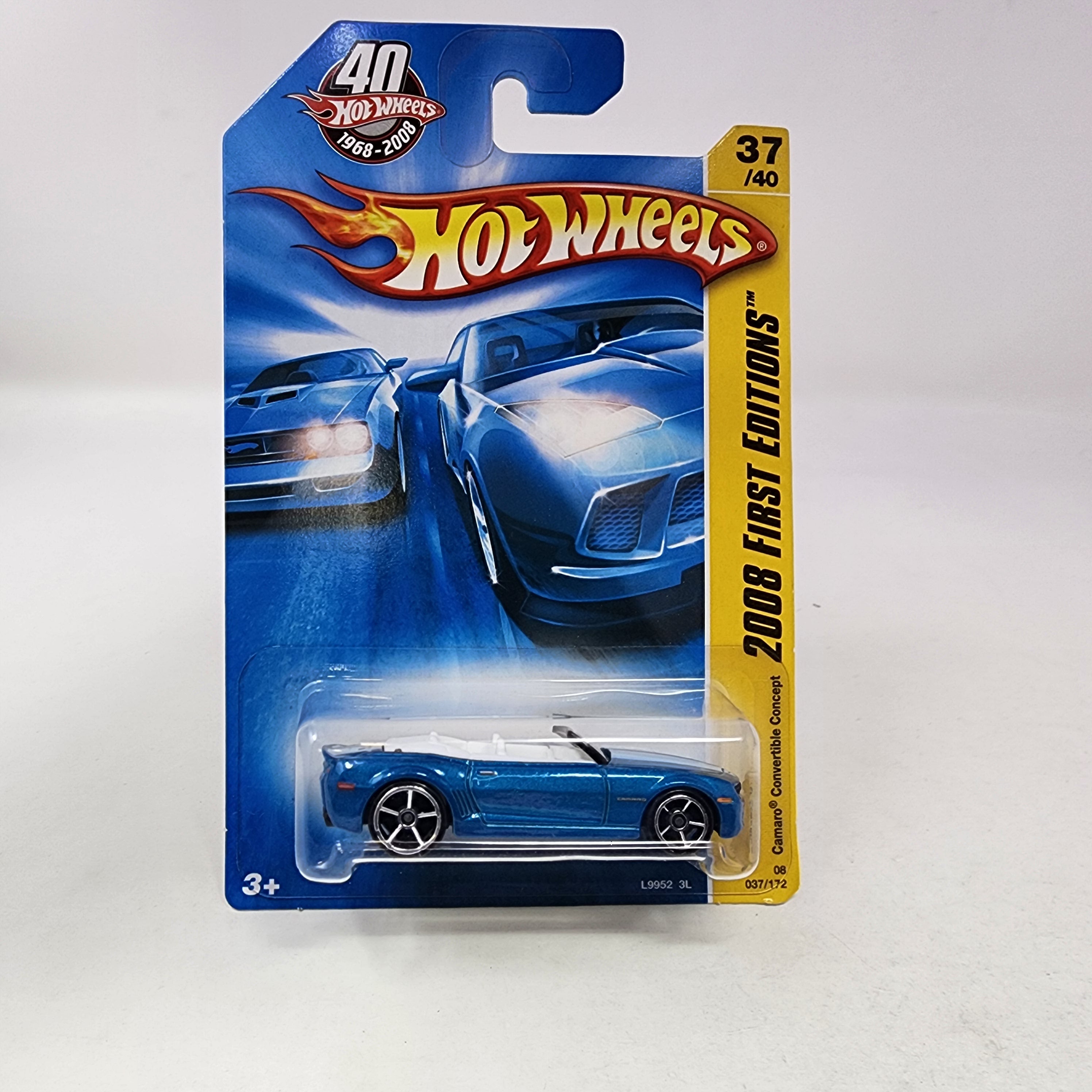 Chevy Camaro Convertible Concept #37 * BLUE * Hot Wheels 2008、mySite、hgirdovlk