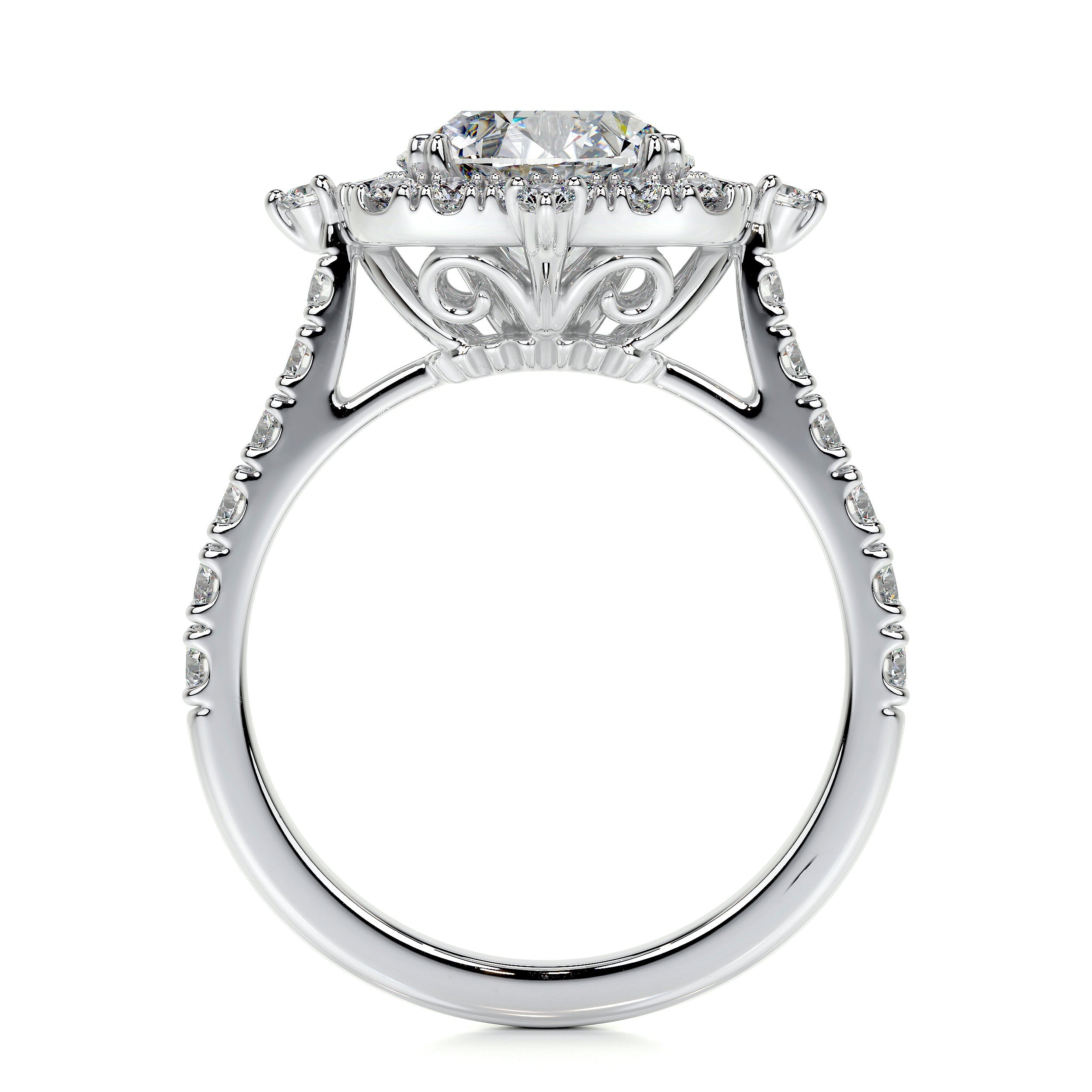 Francesca Lab Grown Diamond Ring -Platinum、mySite、hinf8tx79