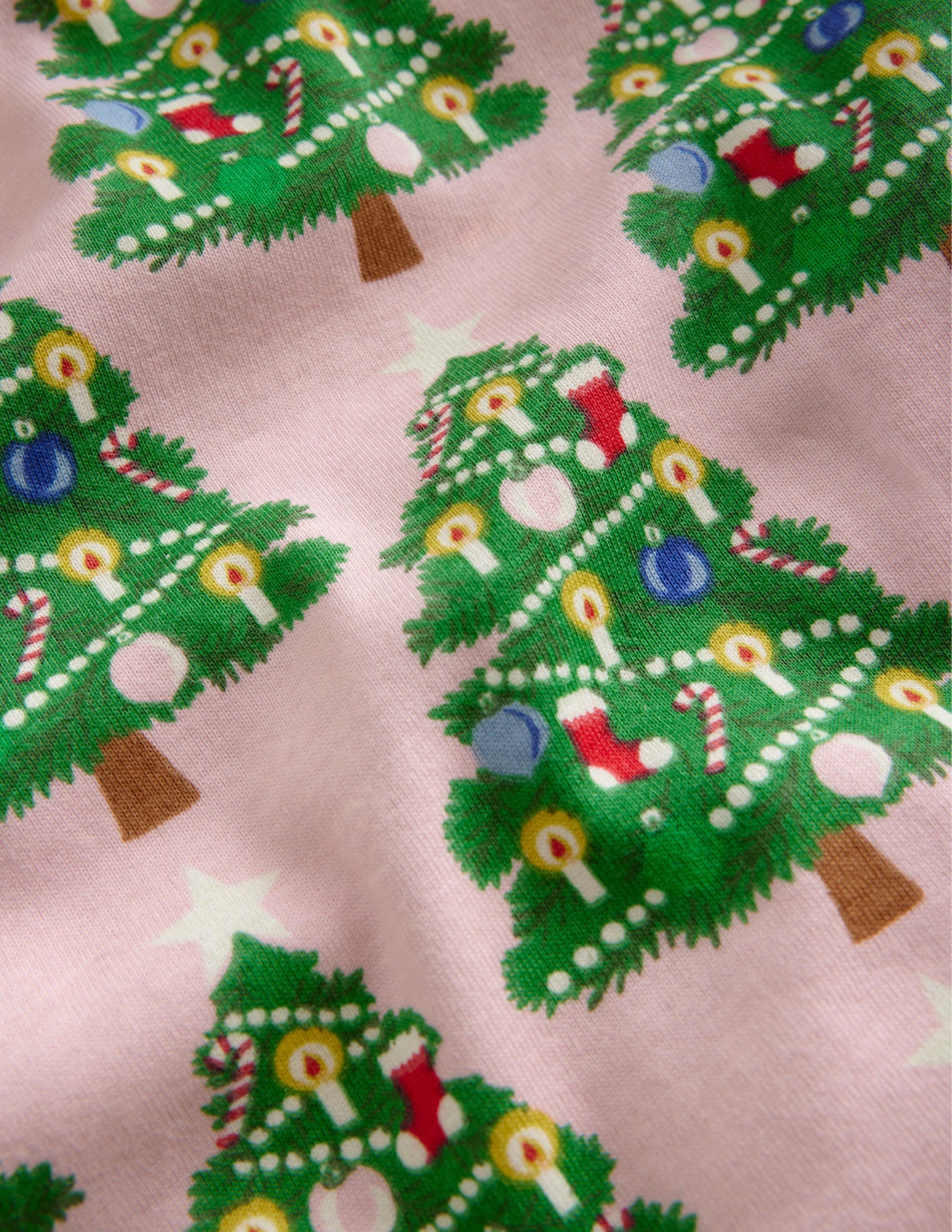  Snug Glow-In-The-Dark Pajamas-Boto Pink Christmas Trees、mySite、ashleygrahame