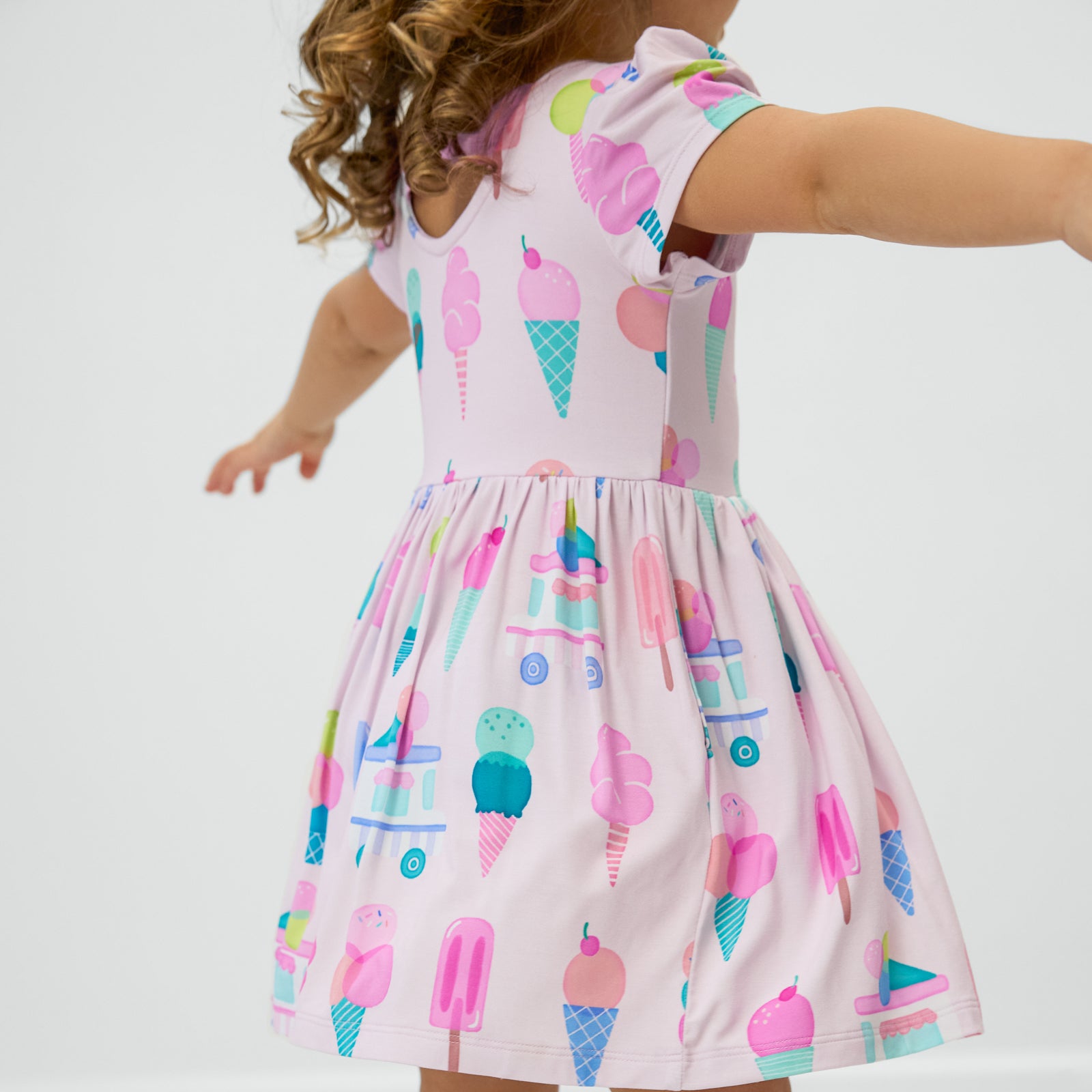  Pink Sweet Scoops Bow Back Skater Dress、mySite、layawaytickets