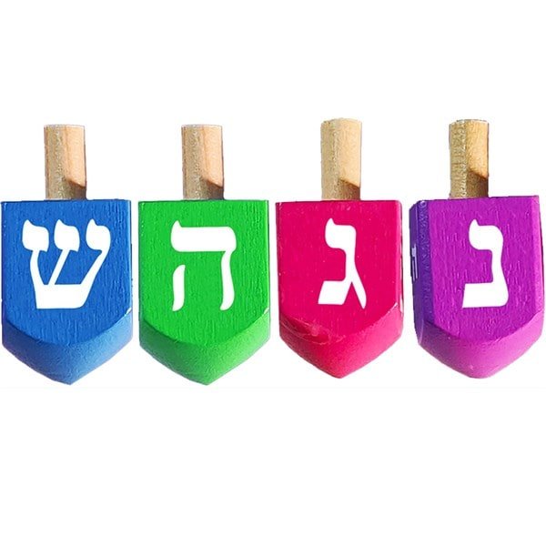  Little Colored Wooden Dreidel、mySite、elrpsem3k