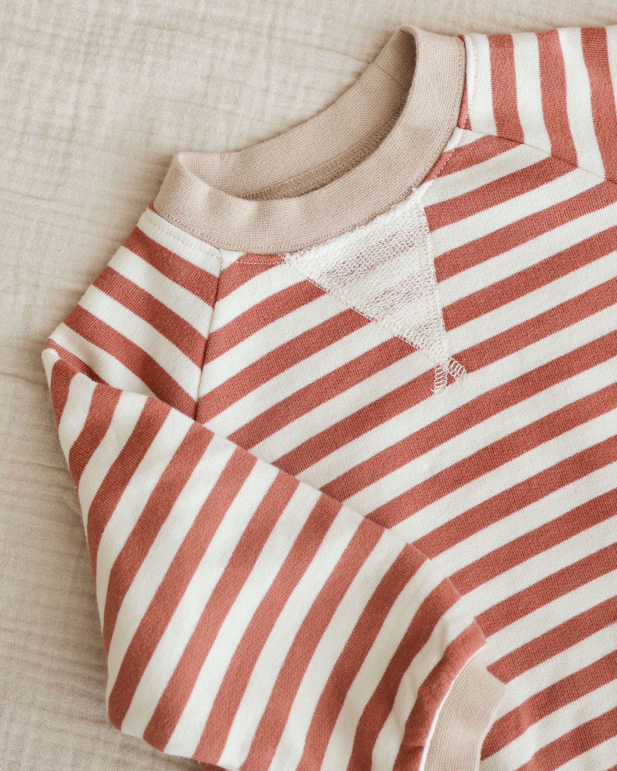  Crewneck Romper || Poppy Stripe、mySite、layawaytickets