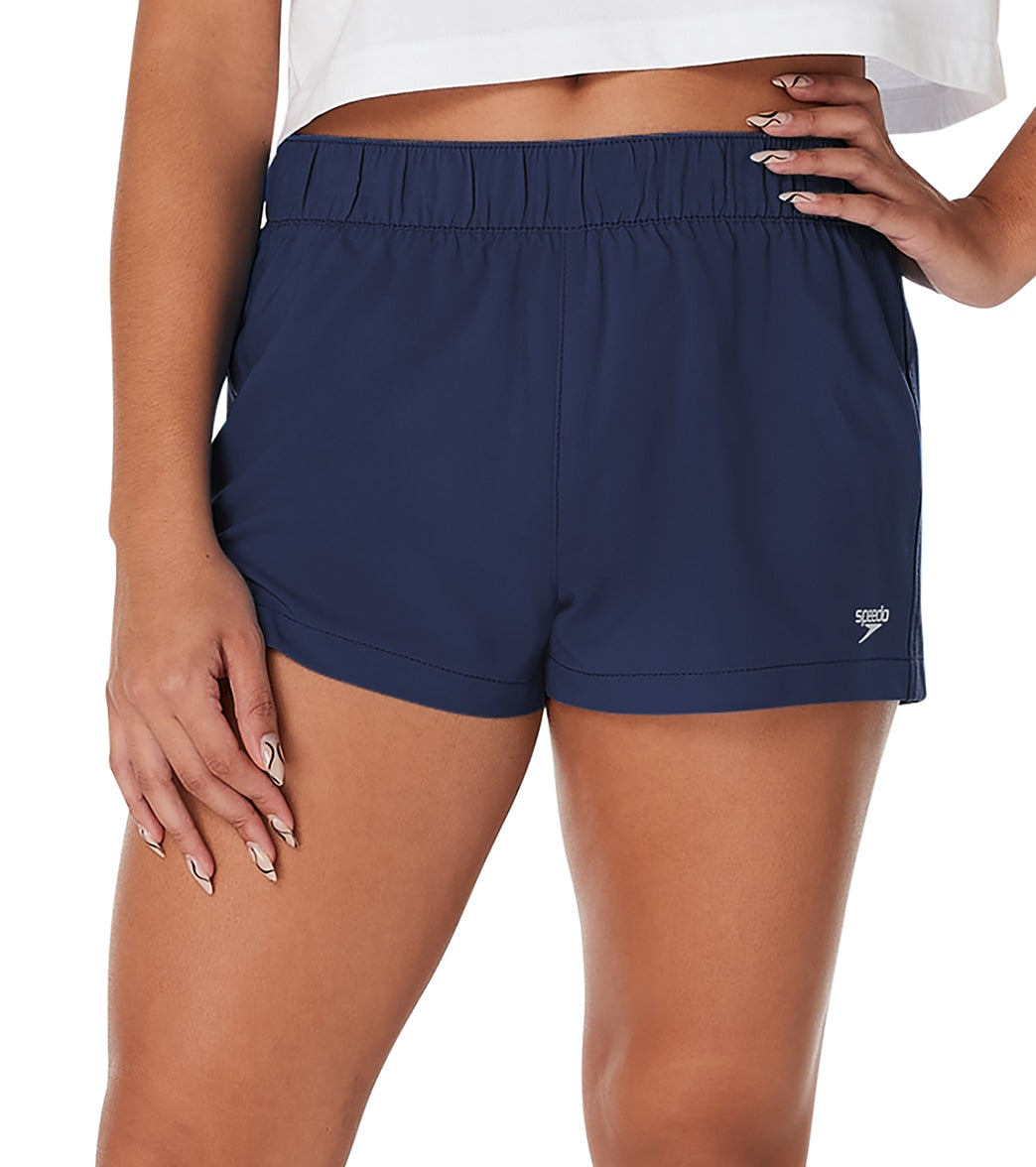 Speedo Women's Solid Volley Shorts、mySite、noshort