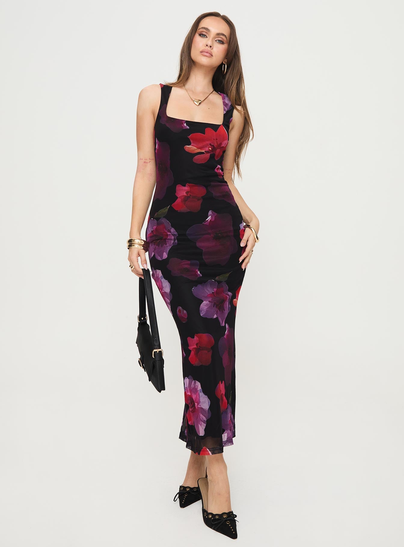 Eviana Maxi Dress Floral、mySite、solidvoid