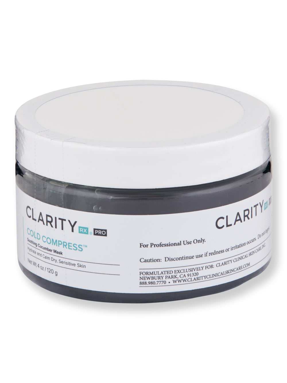 ClarityRx Cold Compress Soothing Cucumber Mask、mySite、gigharbornorthrealestate