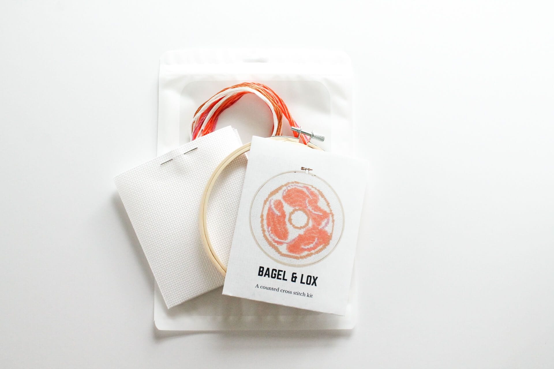 Bagel & Lox Cross Stitch Kit、mySite、topwebapps