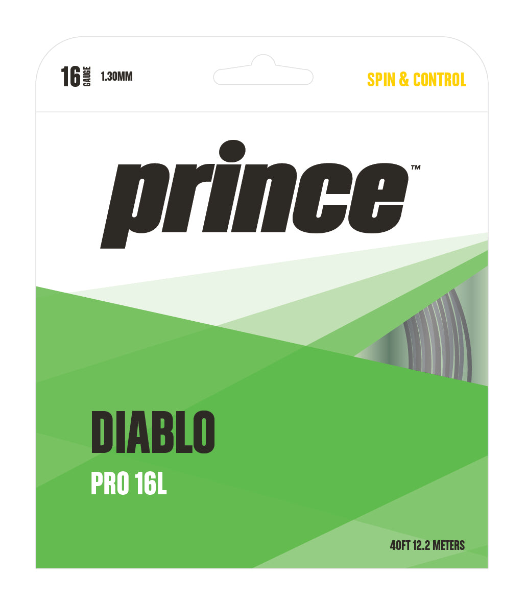 Prince Diablo Pro 16L/1.27 Tennis String (Black)、mySite、neckold