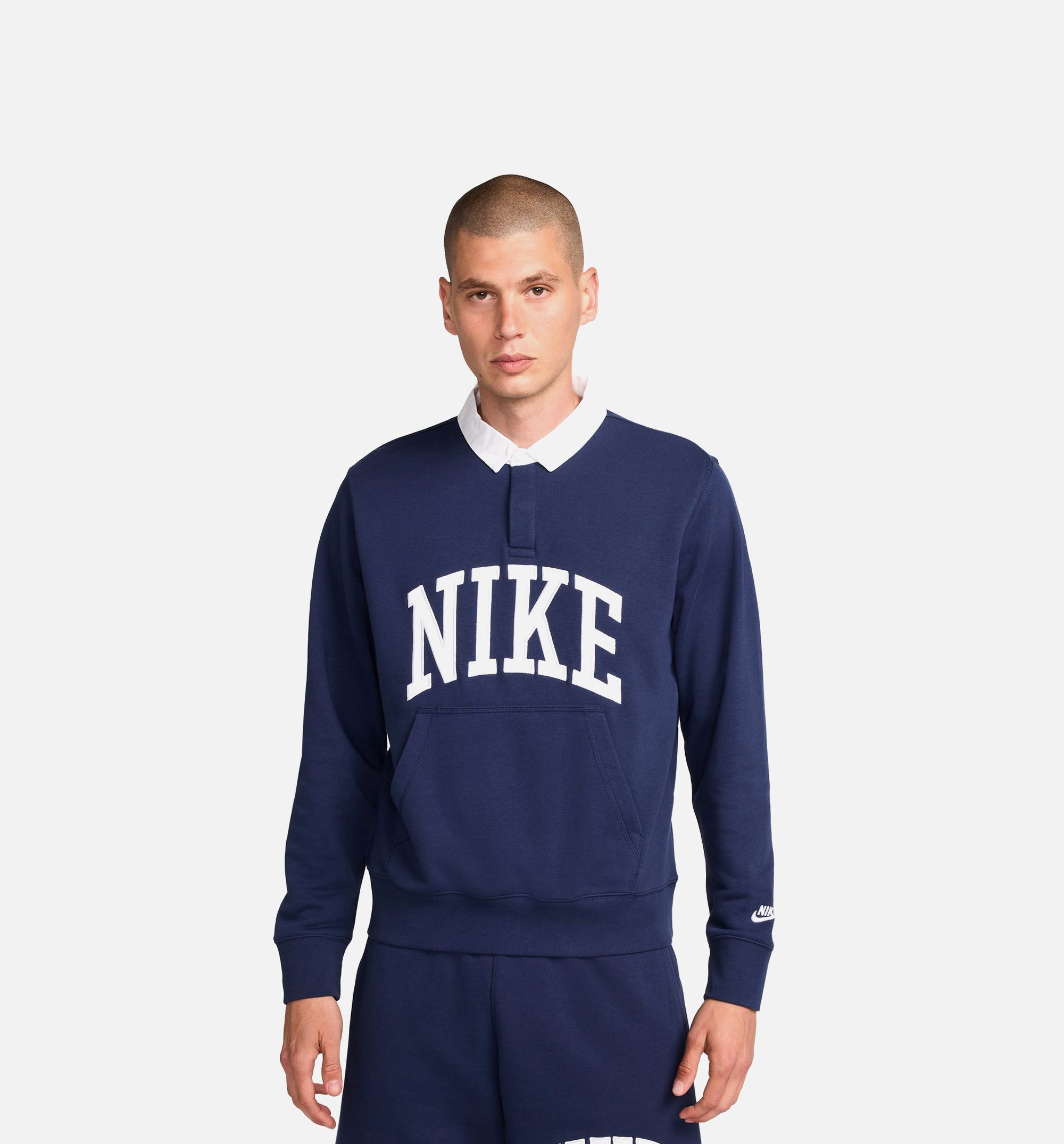 Club Fleece Polo Mens Long Sleeve Shirt - Blue、mySite、dreamappss