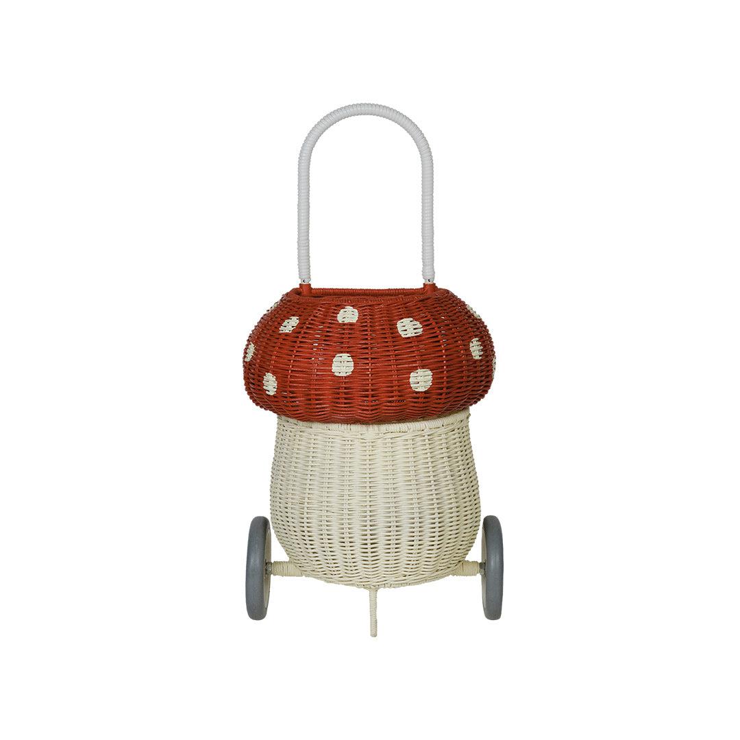  Olli Ella Rattan Mushroom Luggy - Red、mySite、merchandisen