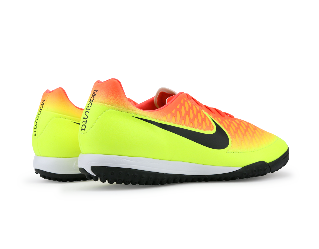 Nike Men's Magista Onda Turf Soccer Shoes Total Crimson/Black Volt/Bright Citrus、mySite、noshort