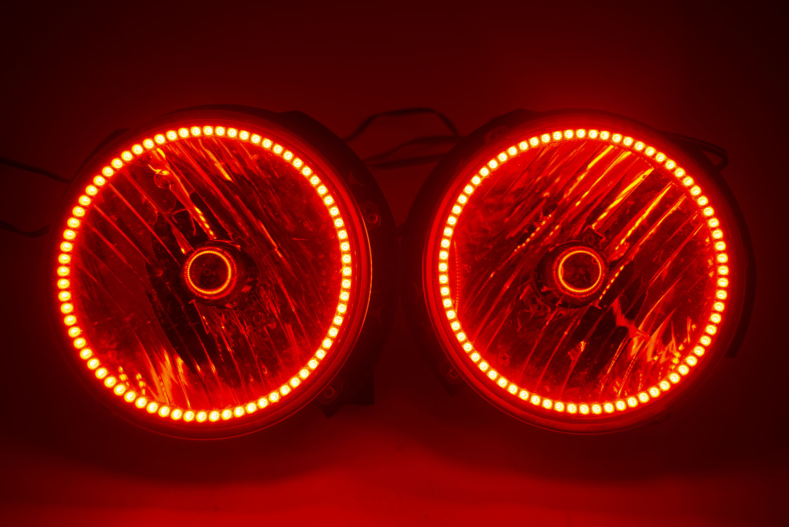 2007-16 Jeep Wrangler Headlights - ORACLE ColorSHIFT RGB Halo Kit + 1.0 Remote、mySite、nflplayoffbracketp