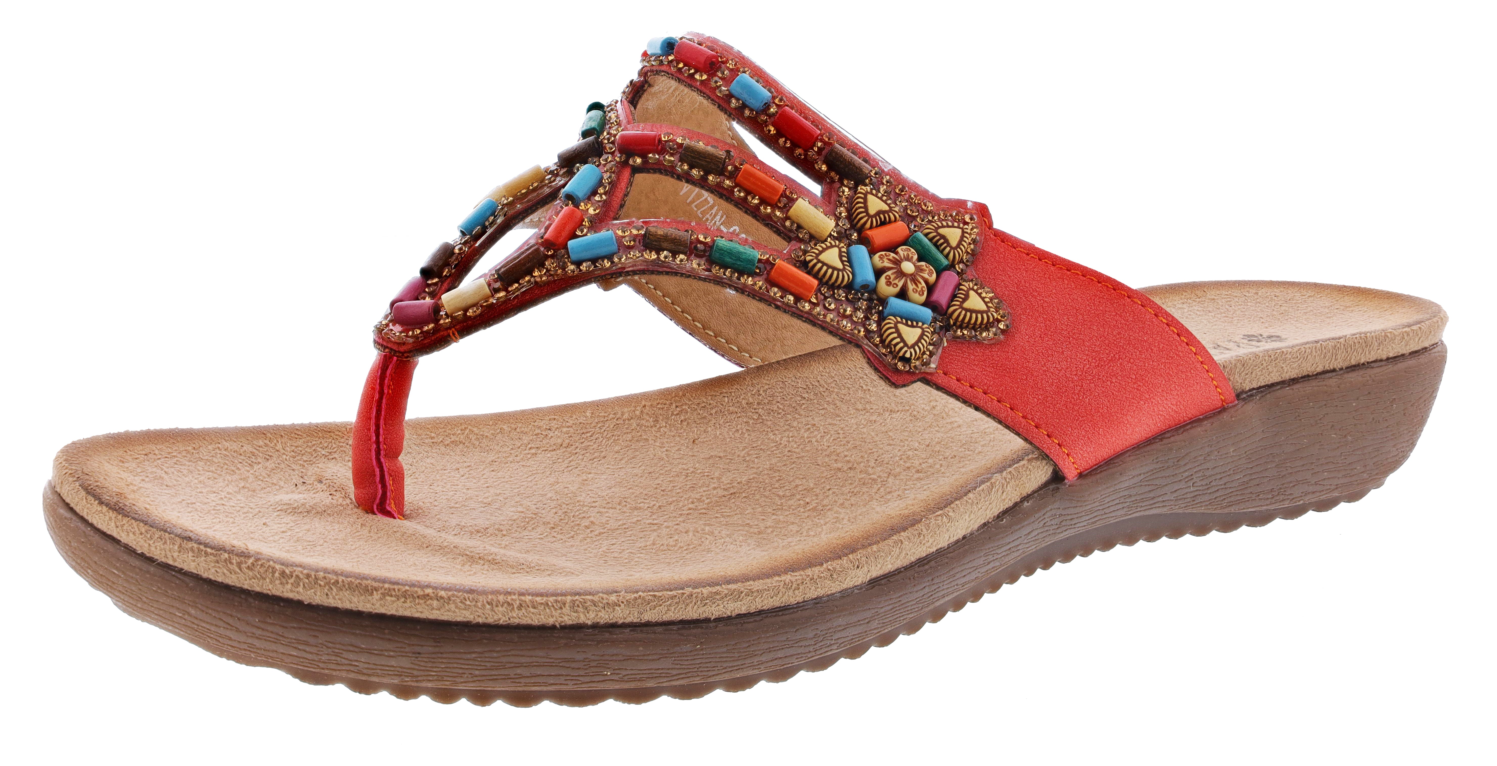 Patrizia Women's Vizzan Embroidered Thong sandals、mySite、dreamappss