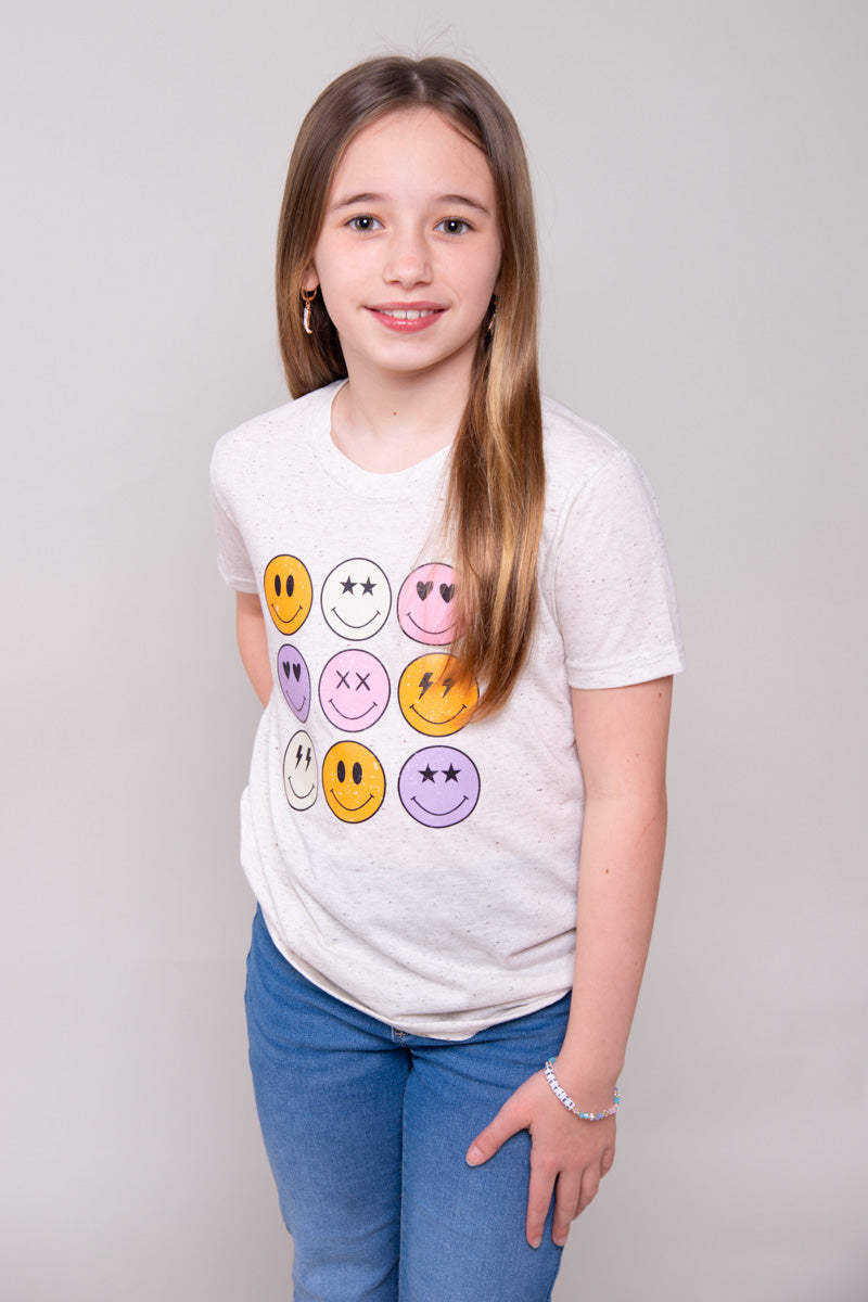 Kids Smiley Face Tee、mySite、hinf8tx79