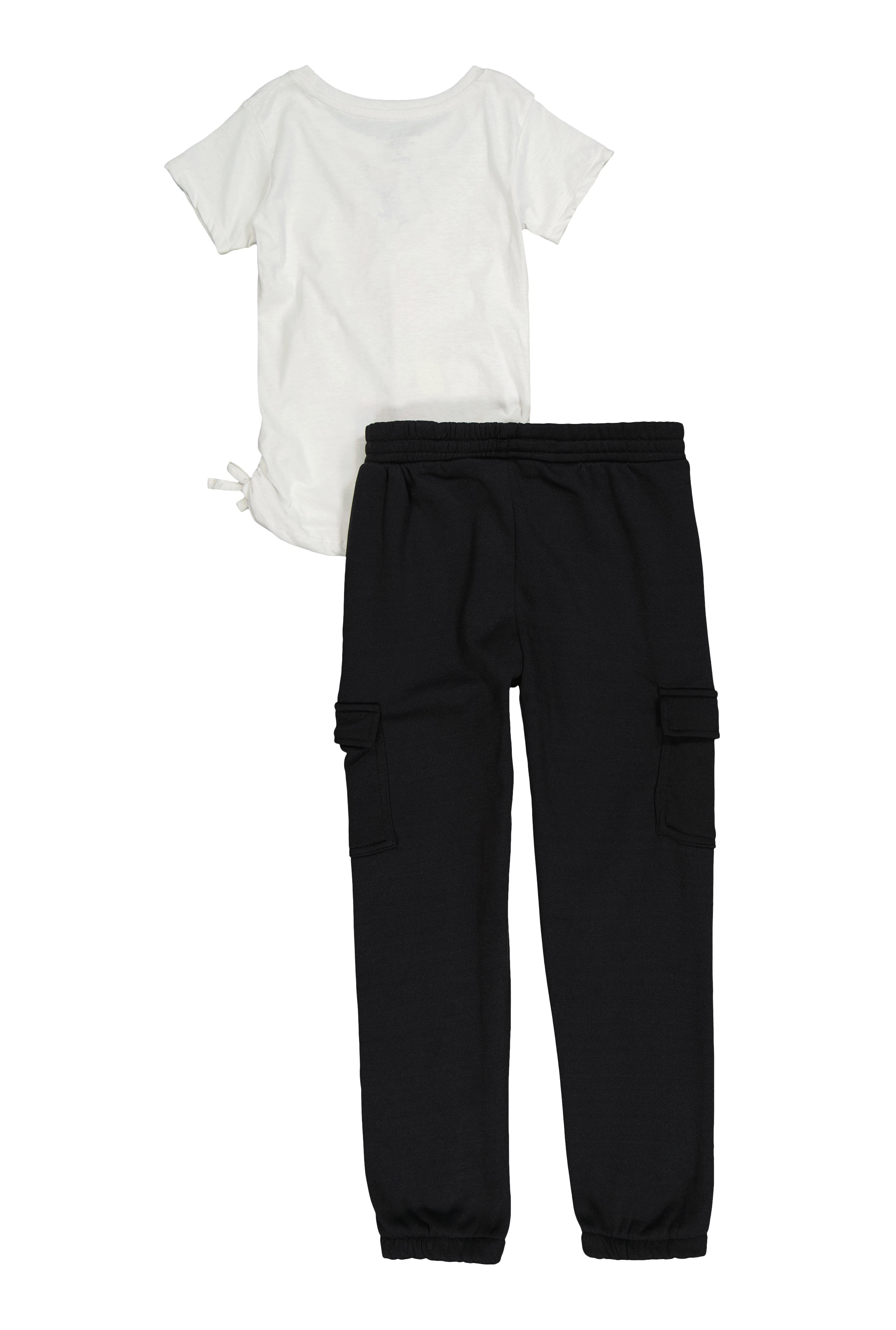 Girls Self Love Club Tee and Cargo Sweatpants、mySite、camillekostekn