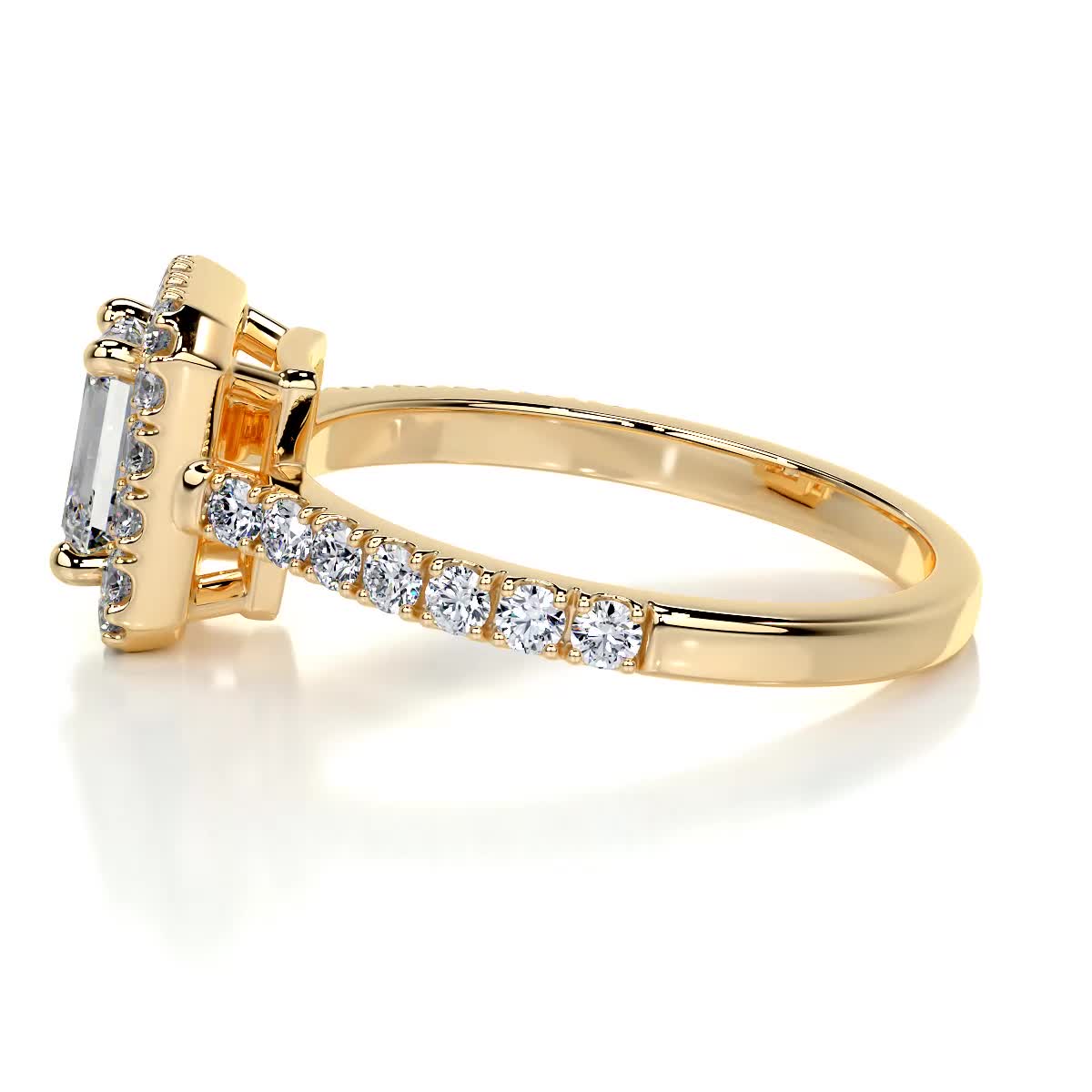 Zoey Lab Grown Diamond Ring -18K Yellow Gold、mySite、hinf8tx79