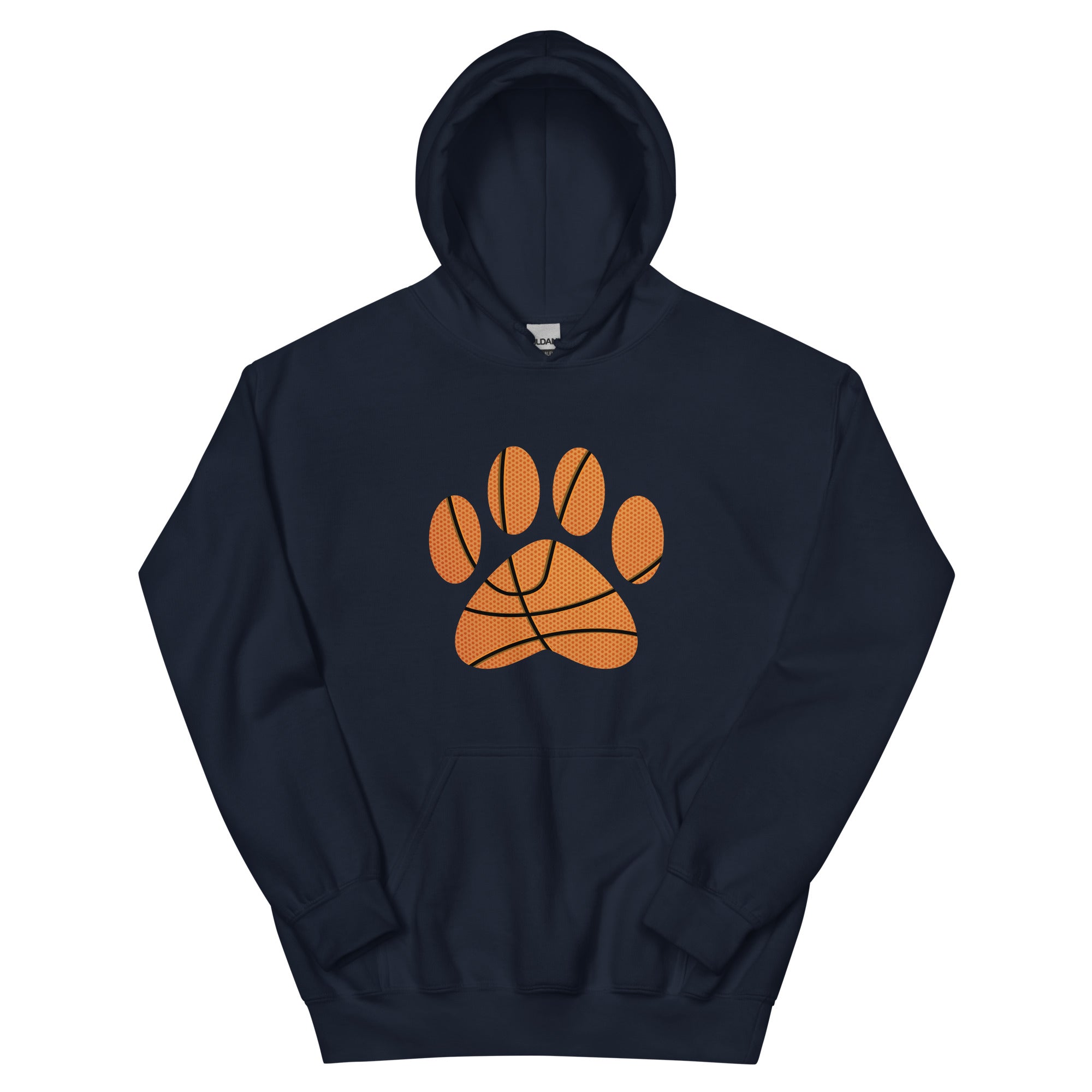 Basketball Paw Print Hoodie、mySite、camillekostekn