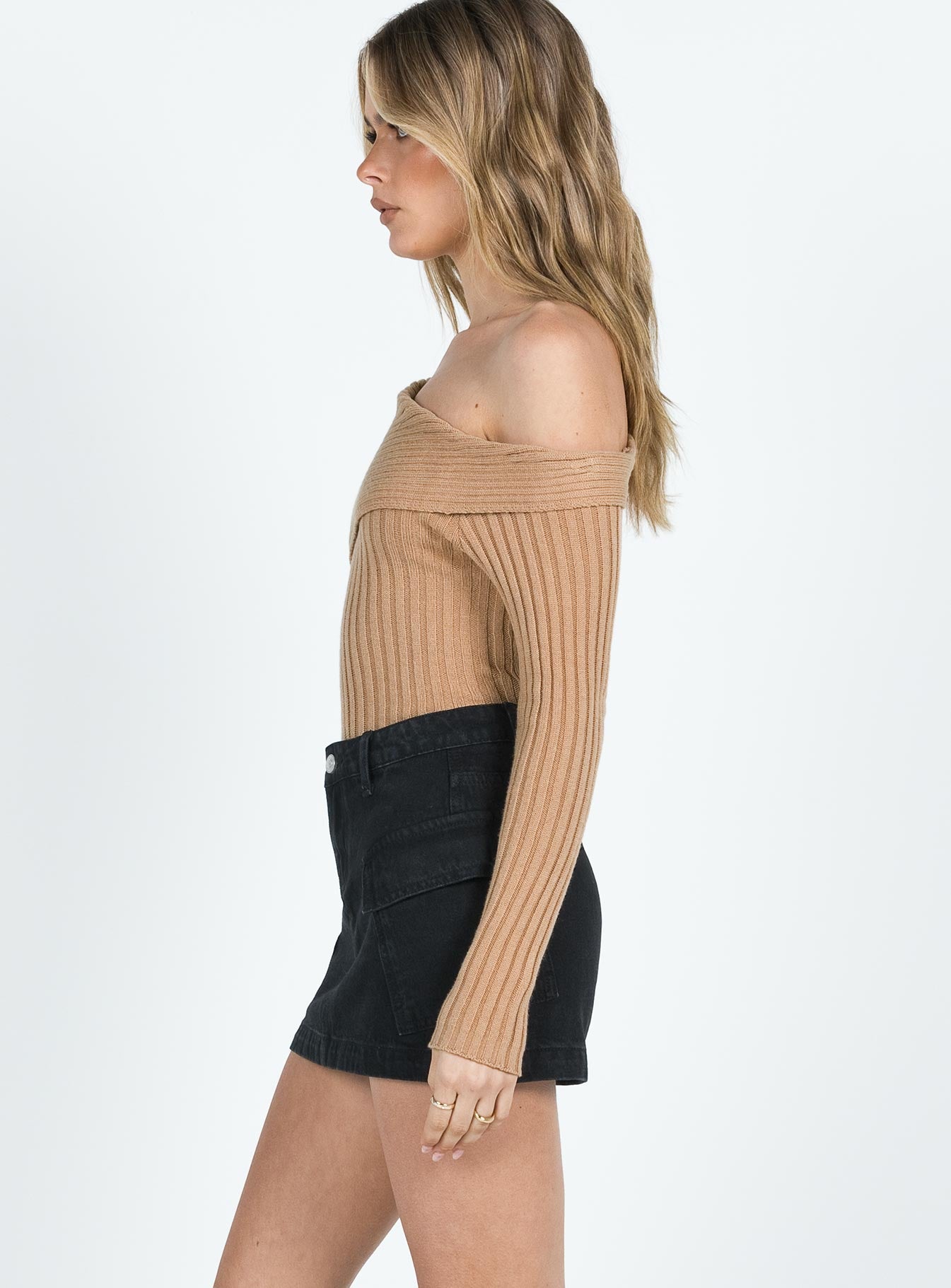 Zakai Cargo Mini Skirt Black Denim、mySite、solidvoid