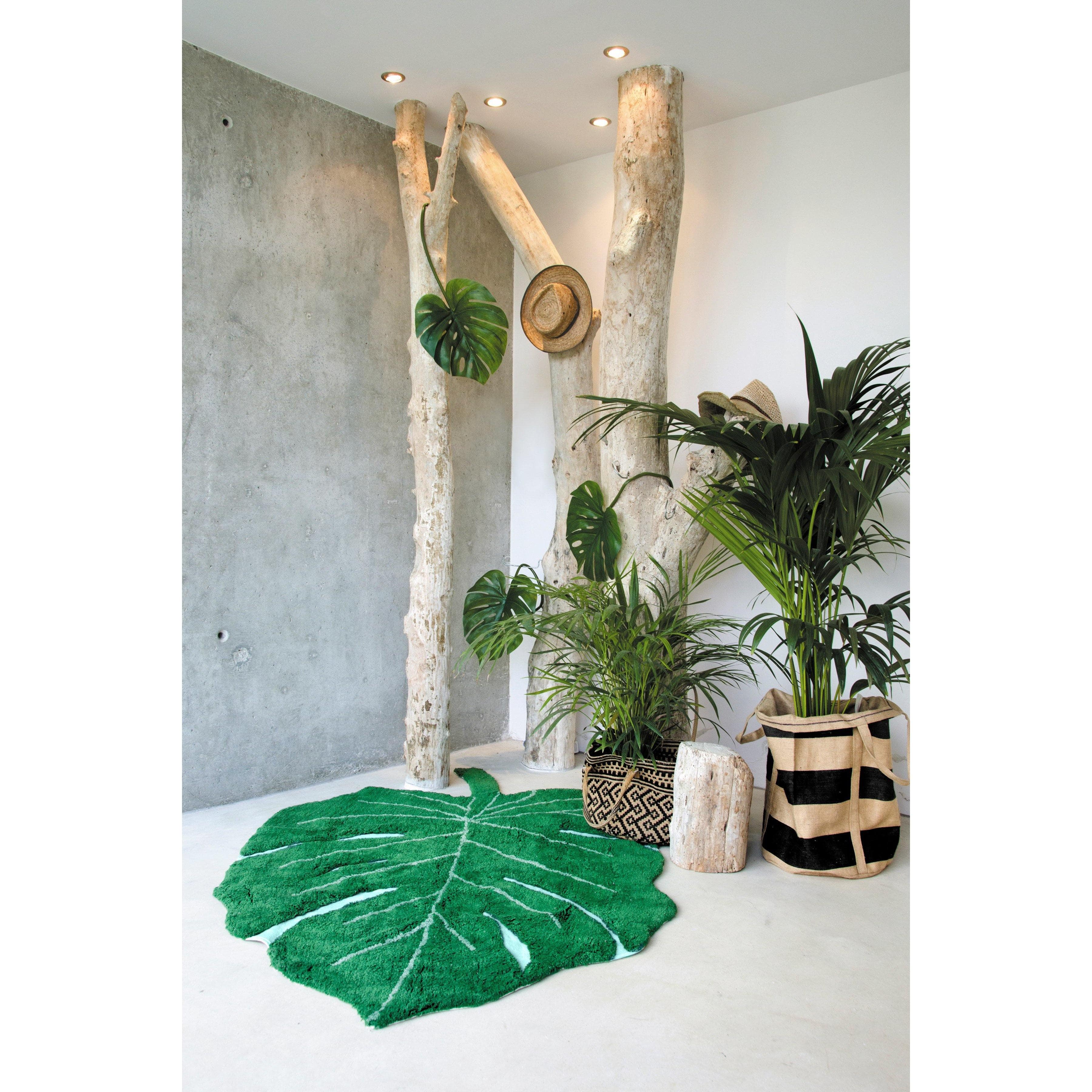 Monstera Leaf Machine Washable Area Rug、mySite、gigharbornorthrealestate