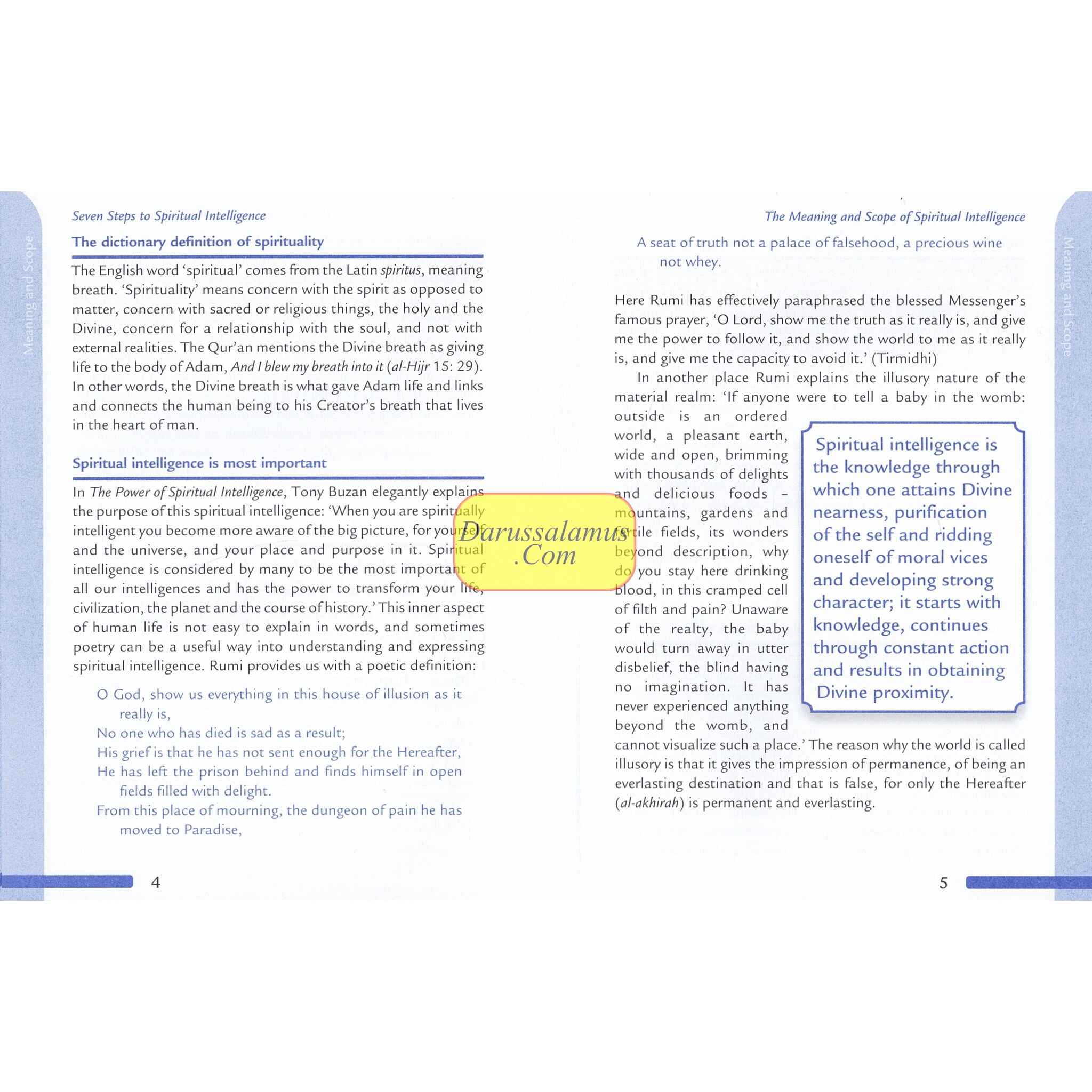 Seven Steps to Spiritual Intelligence by Musharraf Hussain、mySite、topwebapps