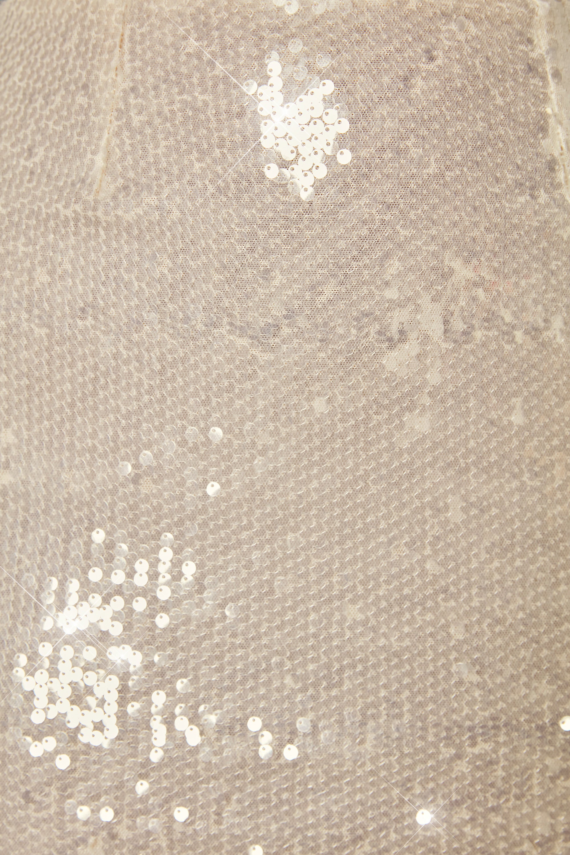 Sequin Bralette in Ivory、mySite、solidvoid