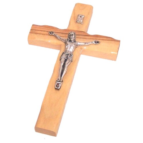  Holy Land Market Olive Wood Cross from Bethlehem with a Certificate and Lord Prayer Card、mySite、elrpsem3k