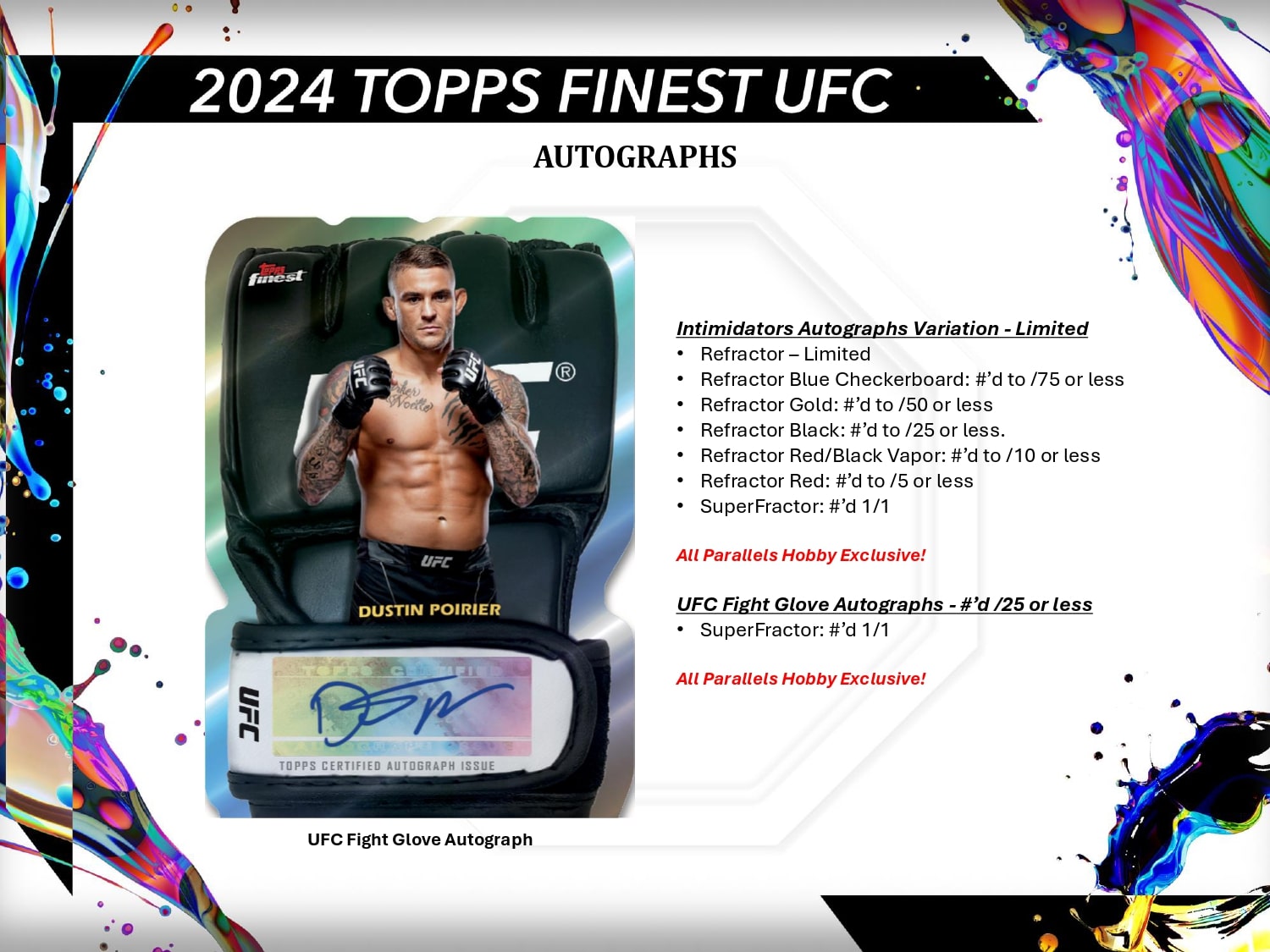 Topps Finest UFC 2024 - Hobby Box、mySite、waistdrama