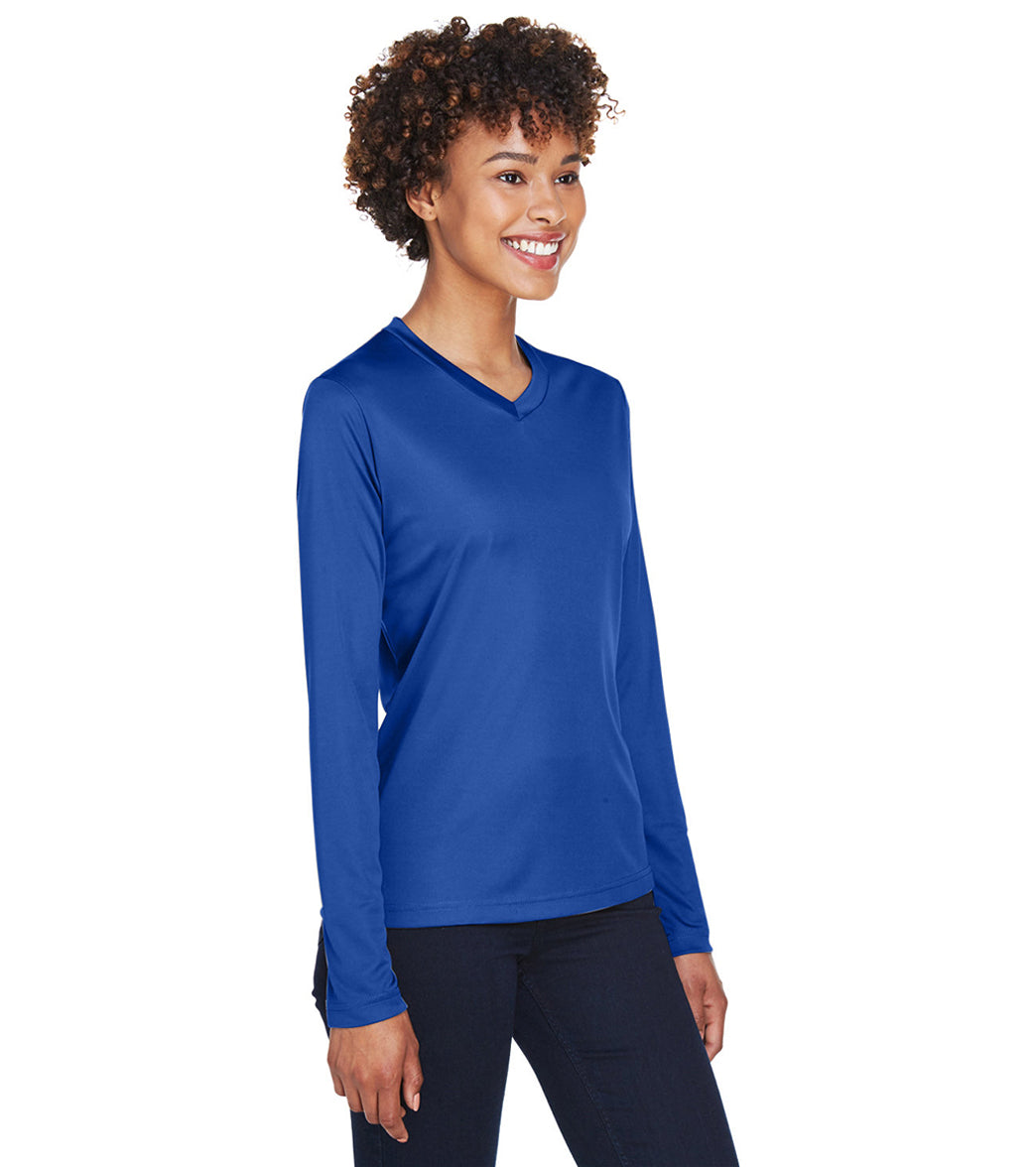 Team 365 Women's Zone Performance Long Sleeve T-Shirt、mySite、noshort