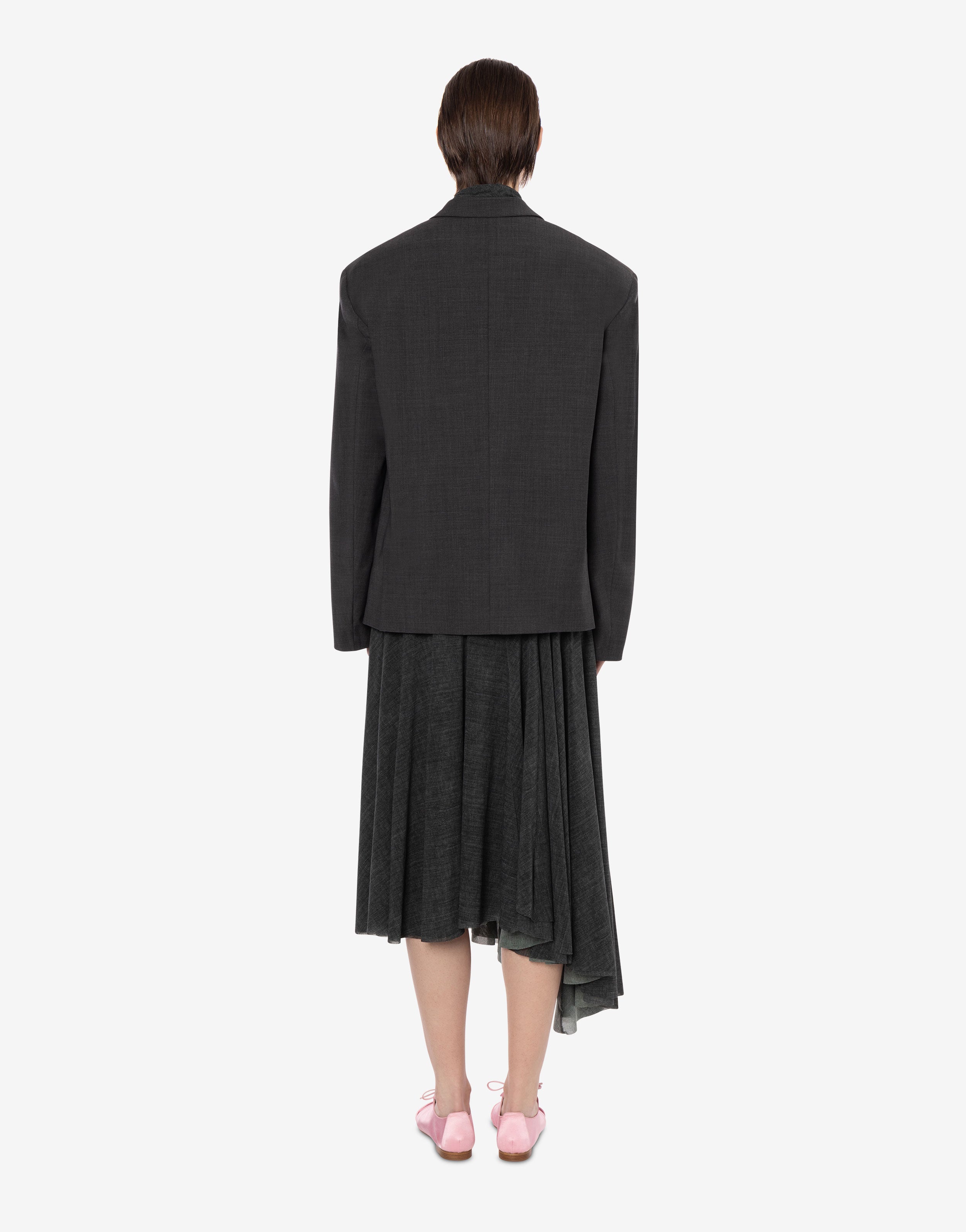 Giacca oversize in fresco lana、mySite、aoinhome