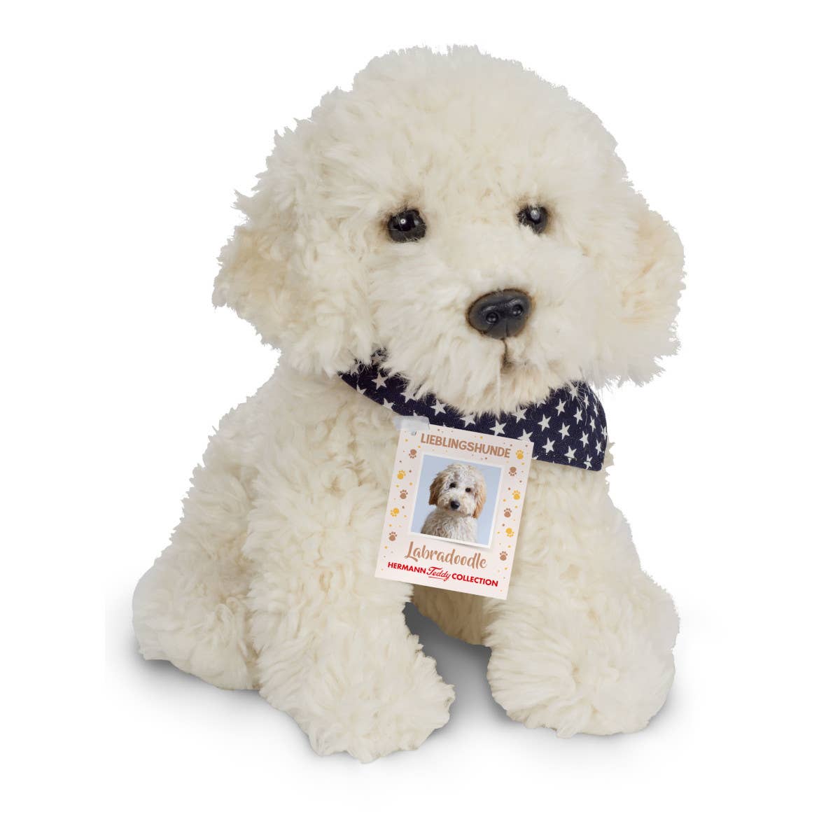 Labradoodle sitting 28 cm - plush toy - soft toy by Teddy Hermann -、mySite、g9winljtr