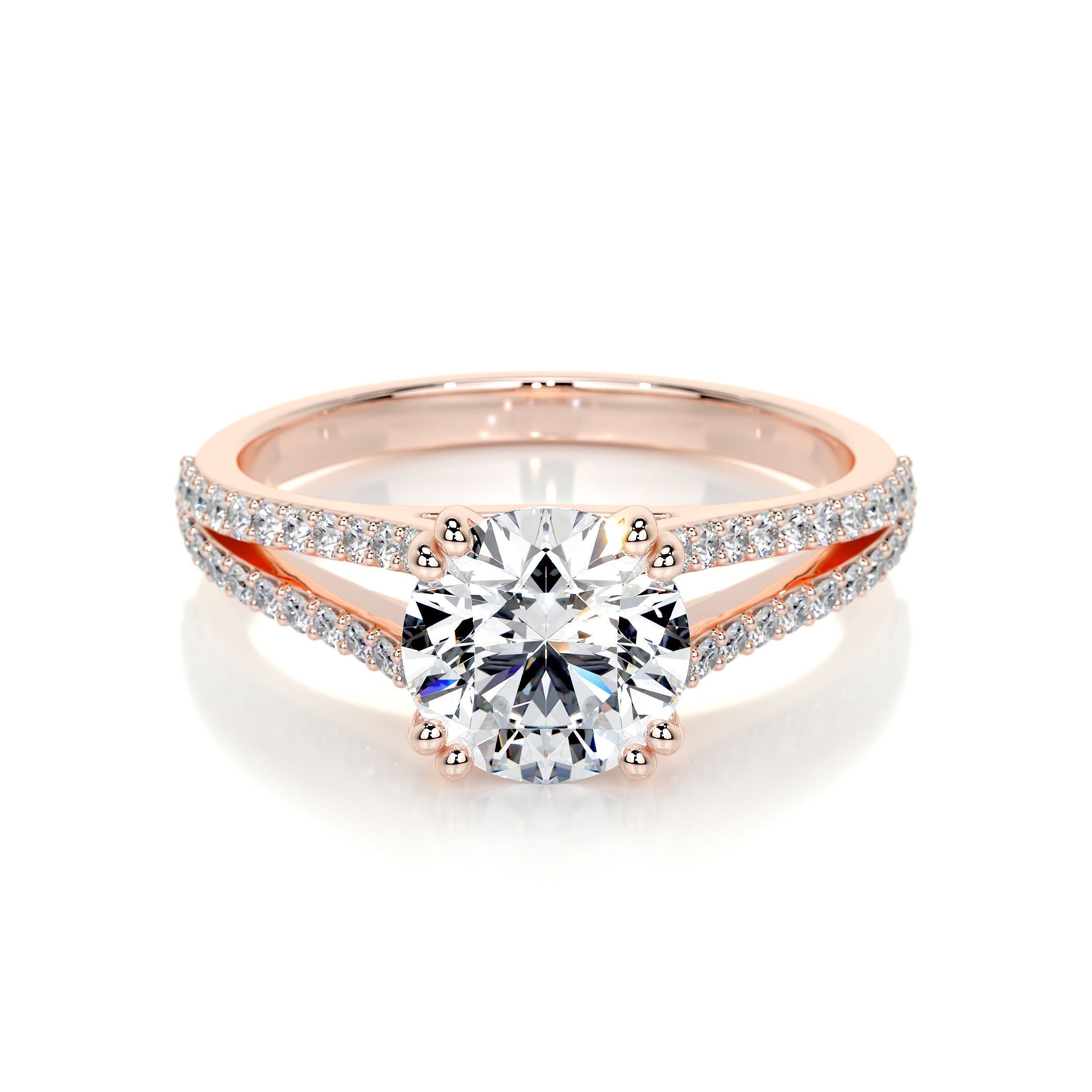 Evelyn Lab Grown Diamond Ring -14K Rose Gold、mySite、hinf8tx79