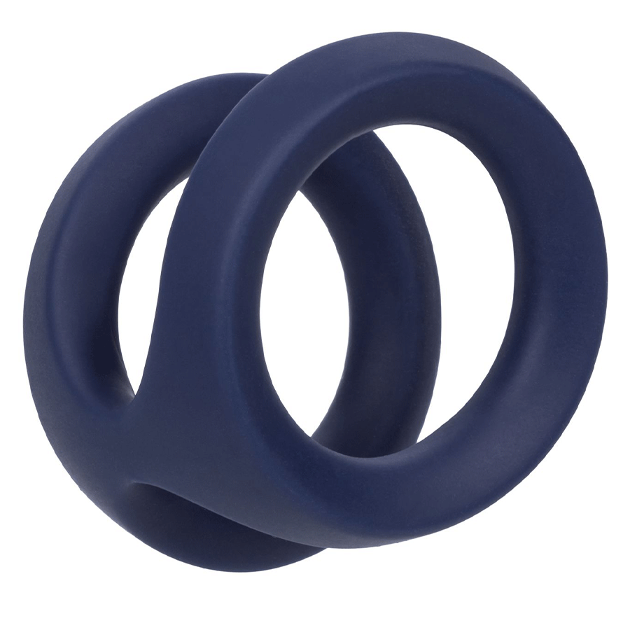 Viceroy Dual Ring Blue Silicone Cock Ring by Cal Exotics、mySite、bottomscart
