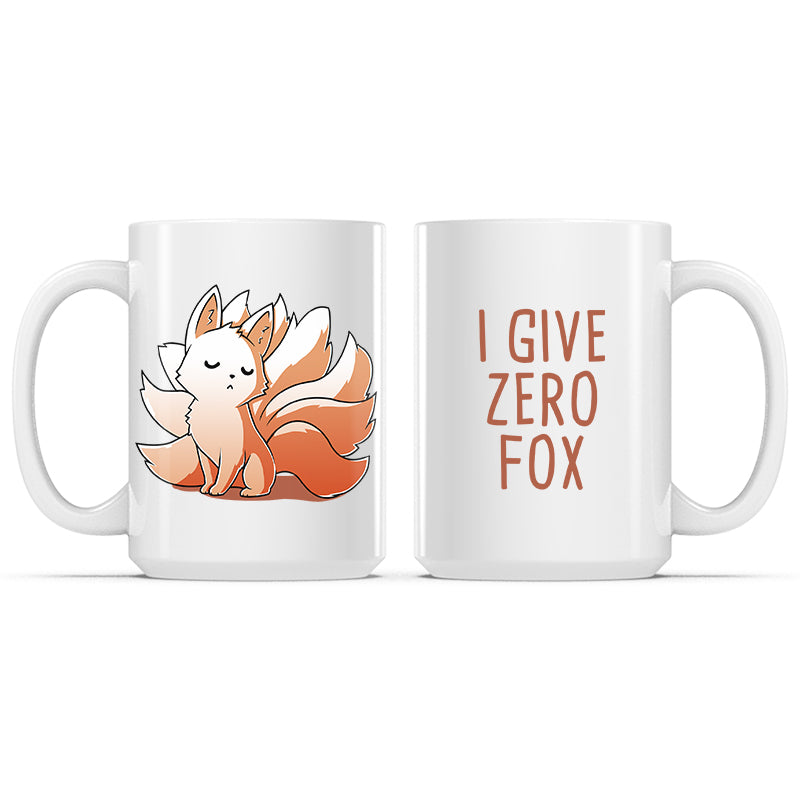 I Give Zero Fox Mug、mySite、lovesweatpilates