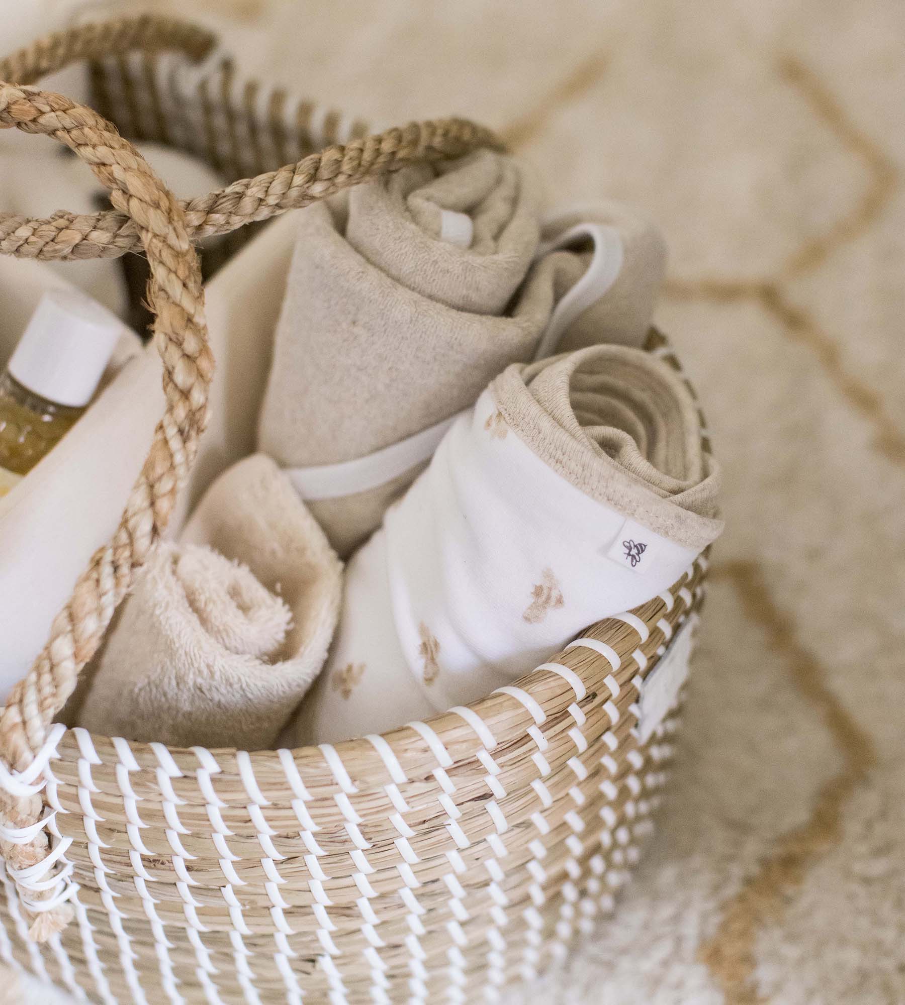 Golden Bee Organic Knit Terry Towels Set of 2、mySite、g9winljtr