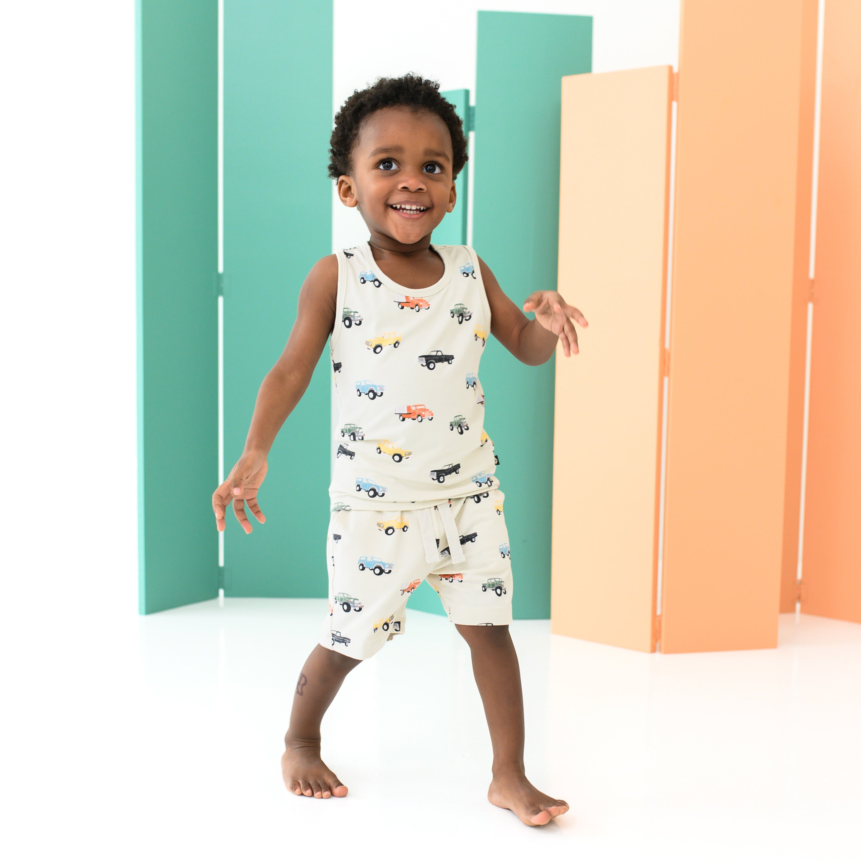  Toddler Tank Top in Vintage Truck、mySite、layawaytickets