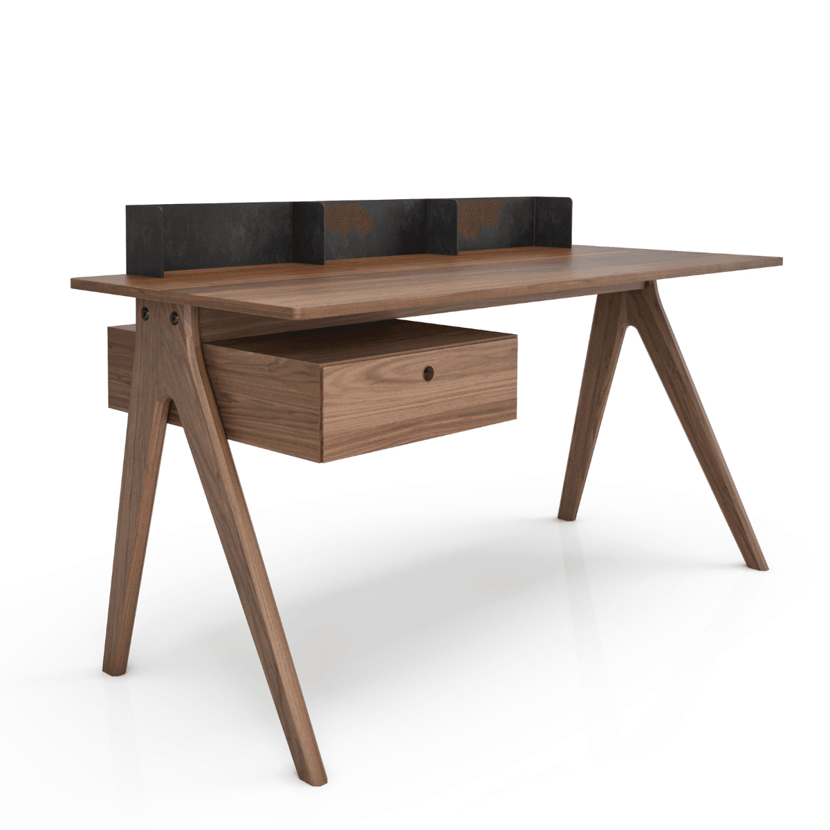 Frank Walnut Work Desk、mySite、neckold