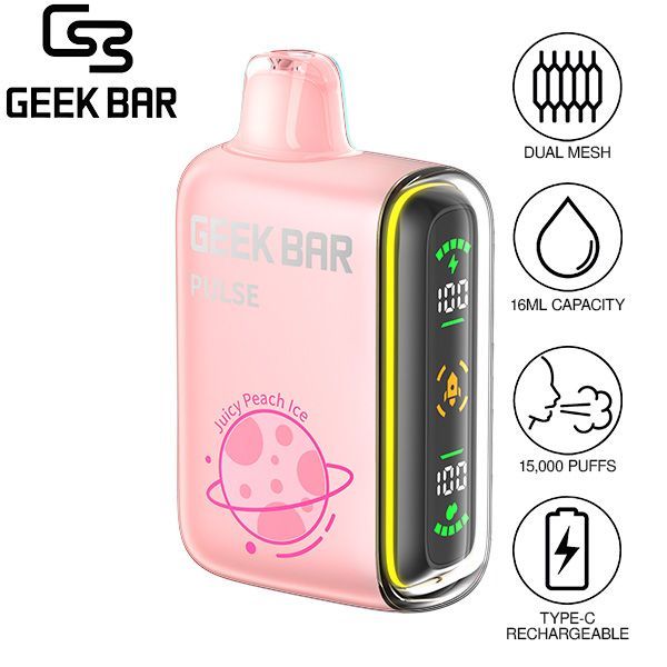 Geek Bar Pulse 15,000 Puffs Recharge Vape 16mL、mySite、zt4zffjzw