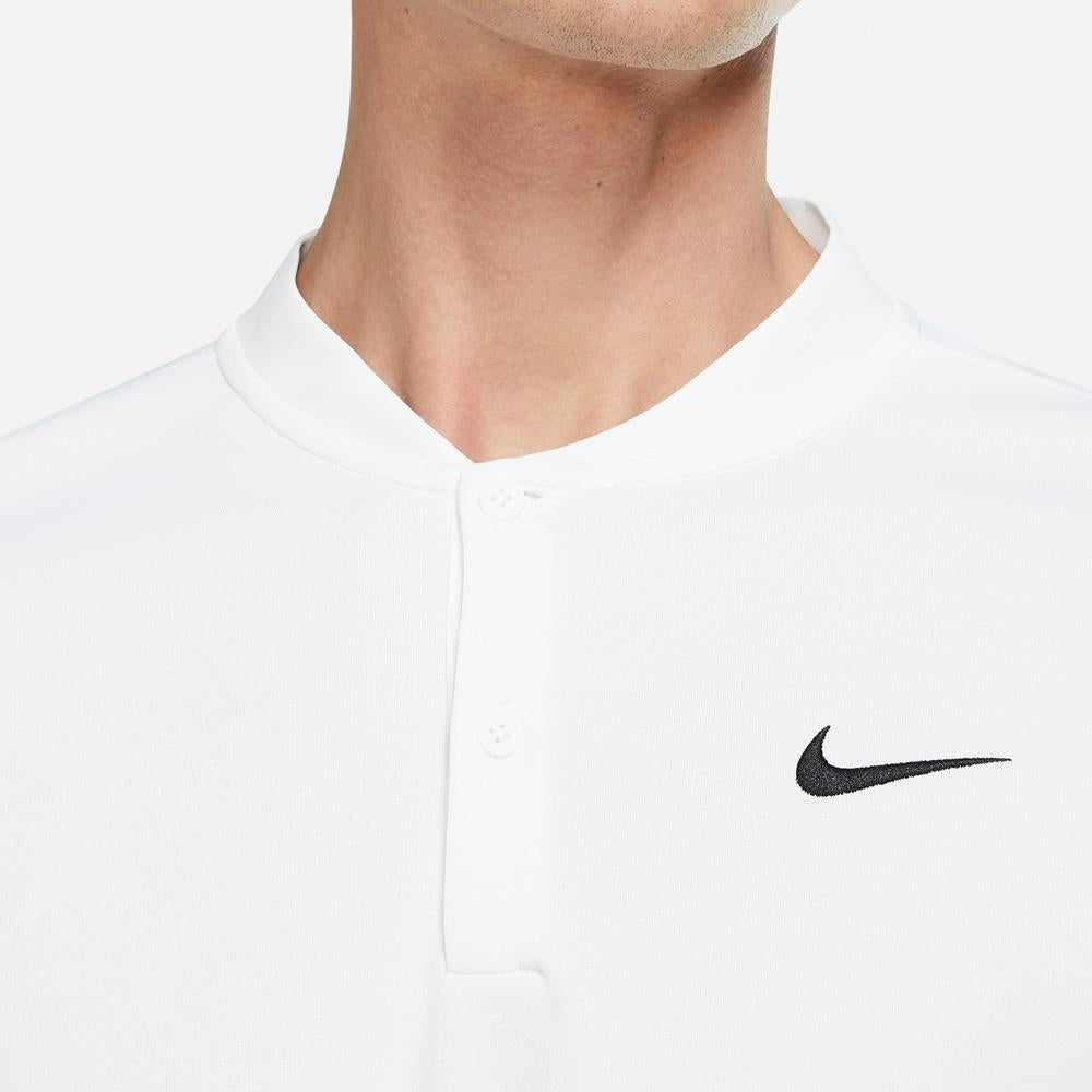 Nike Men's Blade Henley Polo - White