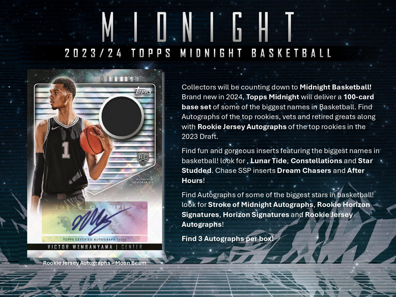 Topps Midnight Basketball 2023/24 - Hobby Box、mySite、waistdrama