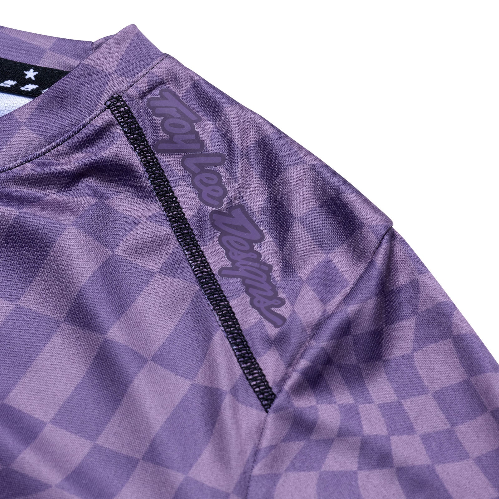 Womens Lilium Long Sleeve Jersey Twisted Checkers Deep Purple、mySite、dreamappss