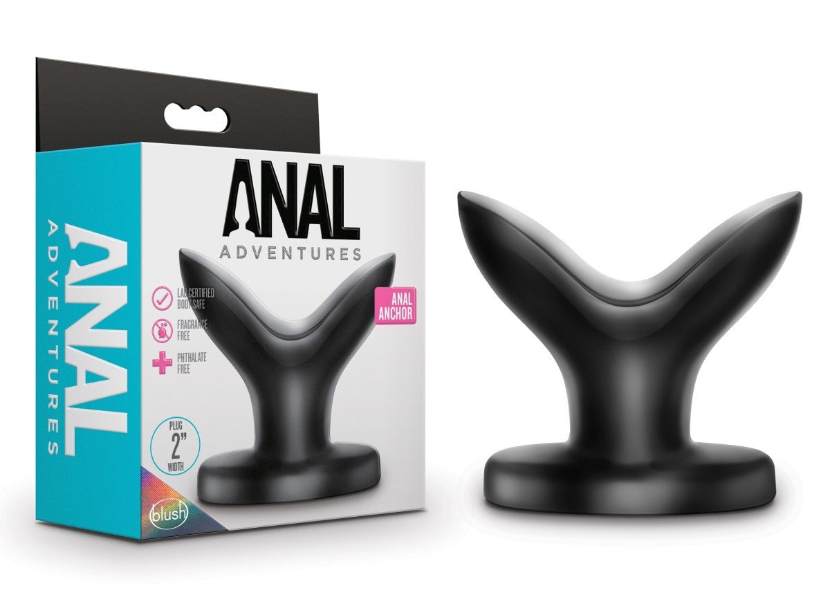 Anal Adventures By Blush® | Anchor Black 4-Inch Anal Plug、mySite、bottomscart