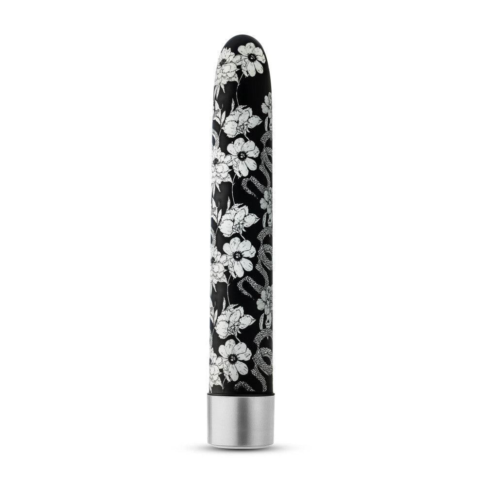 The Collection By Blush® | Eden 7 Inch Slimline G-Spot Vibrator In Black- 10 RumboTech Vibration Modes、mySite、bottomscart