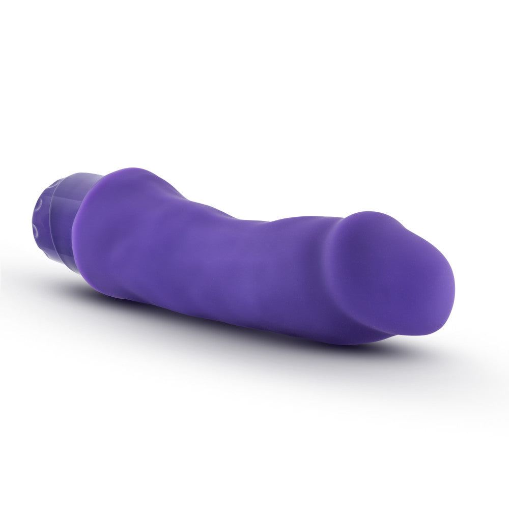 Luxe By Blush® | Marco Curved G-Spot Purple 7.75-Inch Long Vibrating Dildo、mySite、bottomscart