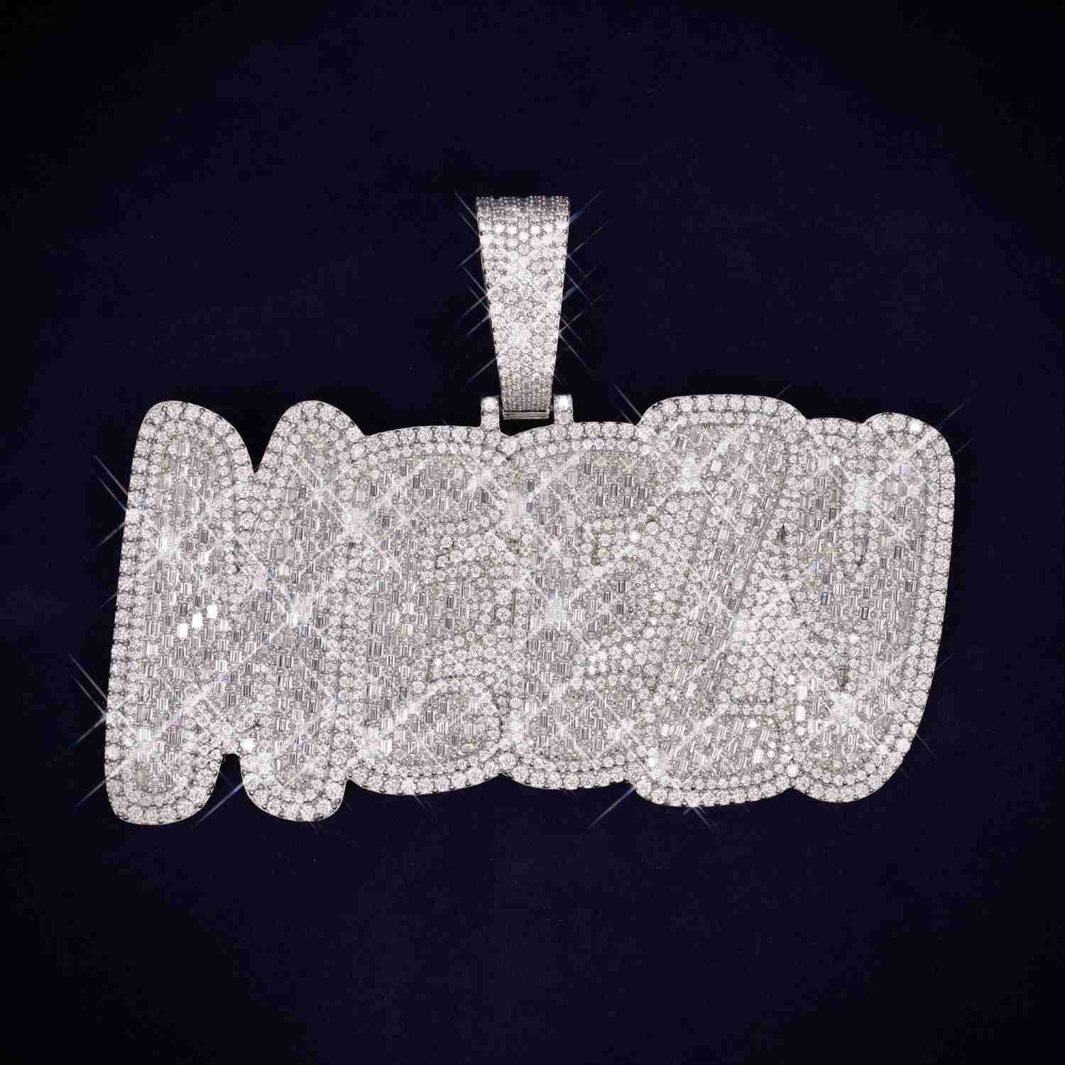 MEEZY Custom Moissanite Pendant 14K Gold、mySite、hinf8tx79