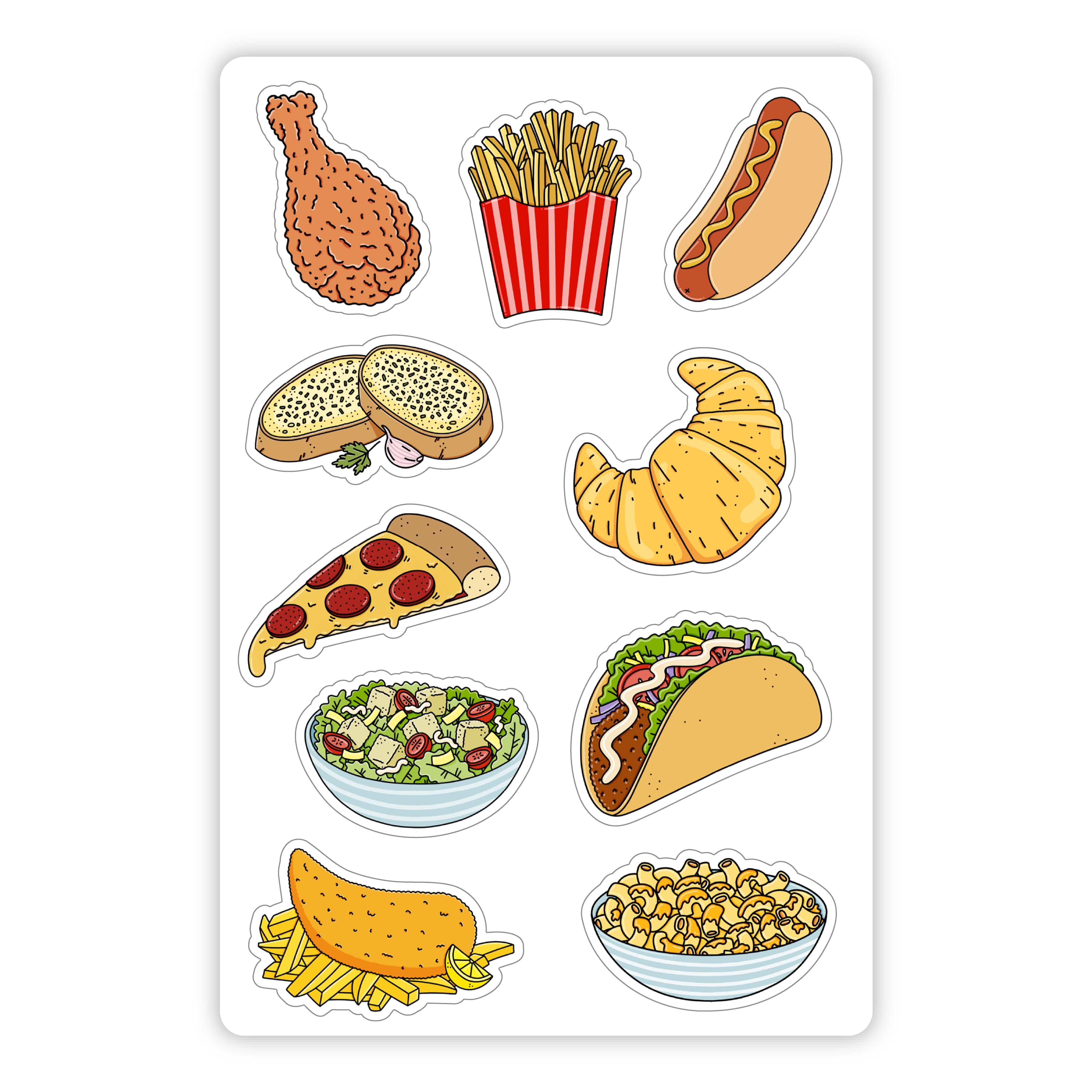  World Foods Mini Sticker Sheet、mySite、ghnorth