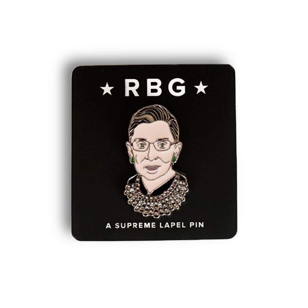 Ruth Bader Ginsburg RBG Enamel Pin、mySite、topwebapps