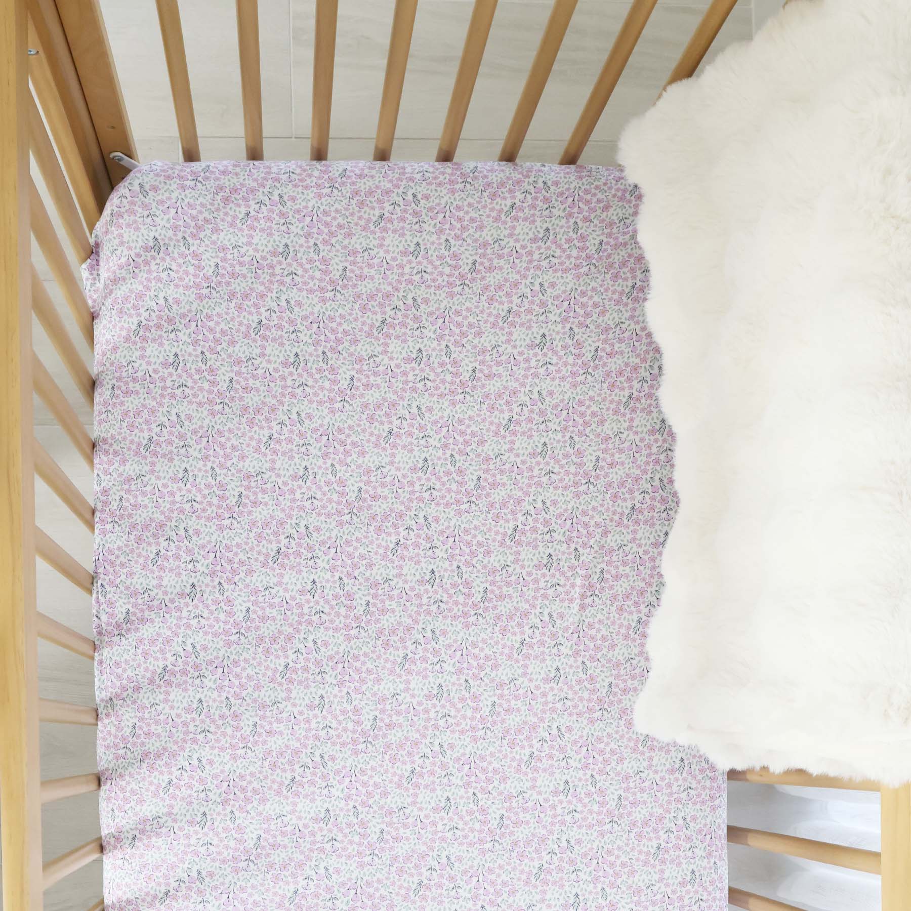  Lilac Meadow Crib Sheet、mySite、layawaytickets